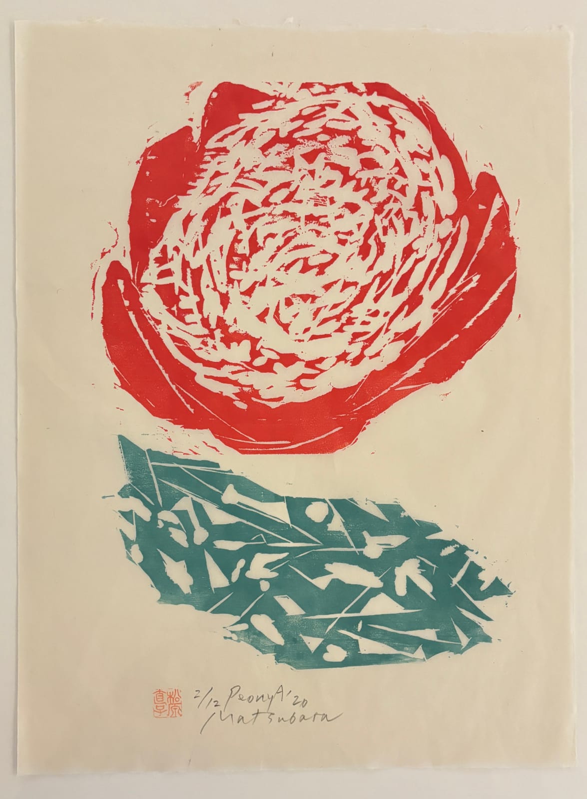 Naoko Matsubara, Peony A 2/12, 2020