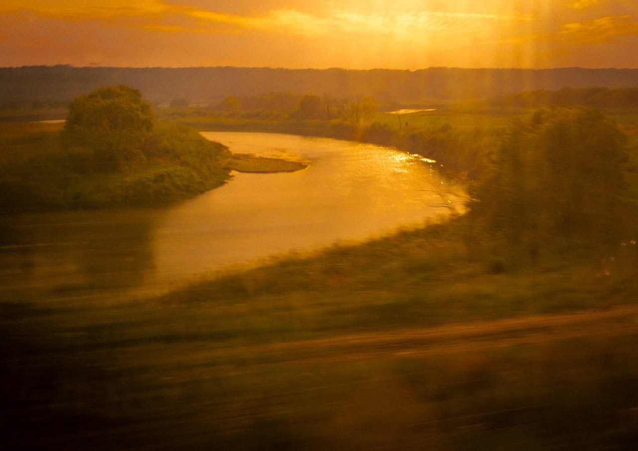 Steve Kean, Pastoral River #4, 2024