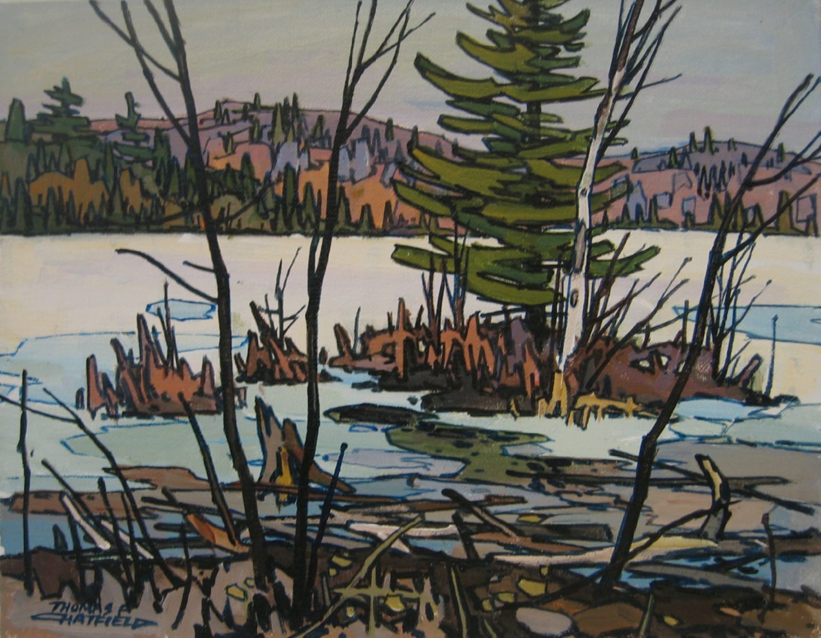 Thomas Chatfield, A Spring Shoreline