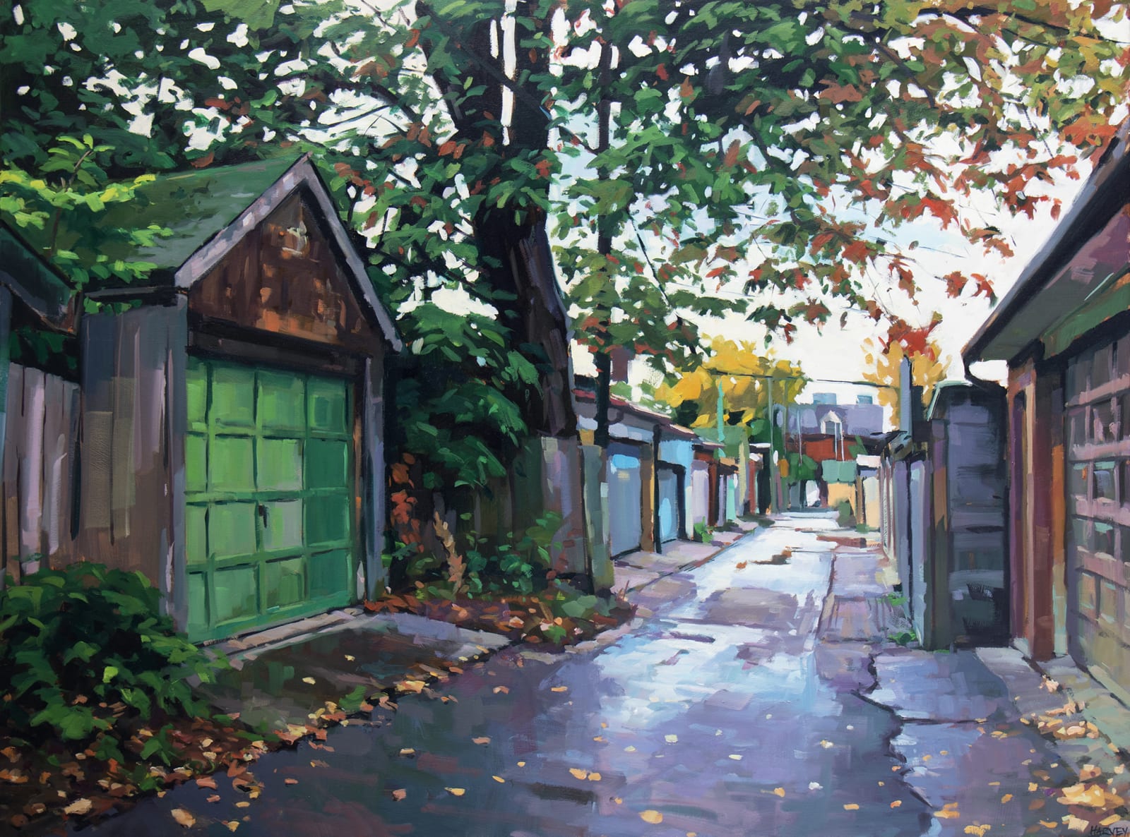 Brian Harvey, Past the Green Garage, 2021