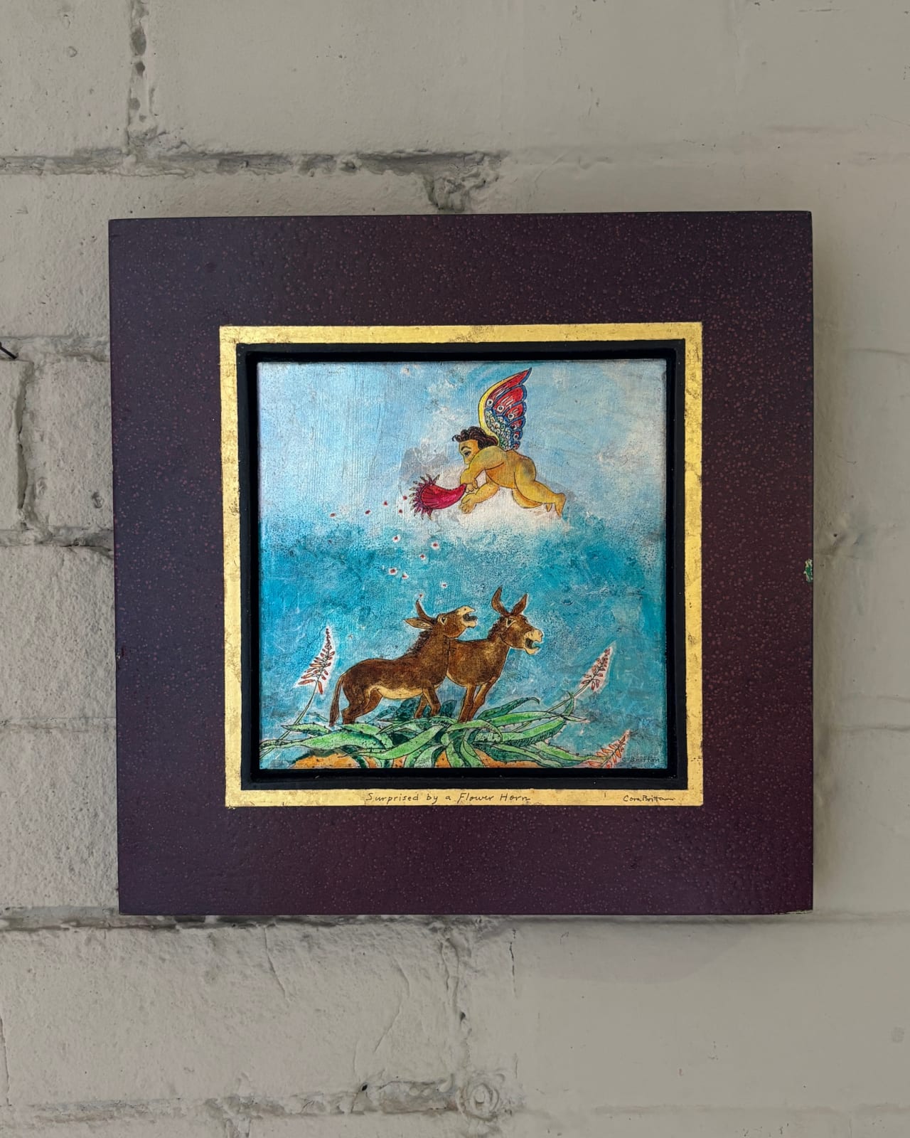 Cora Brittan, Surprised by a Flower Horn, 2022