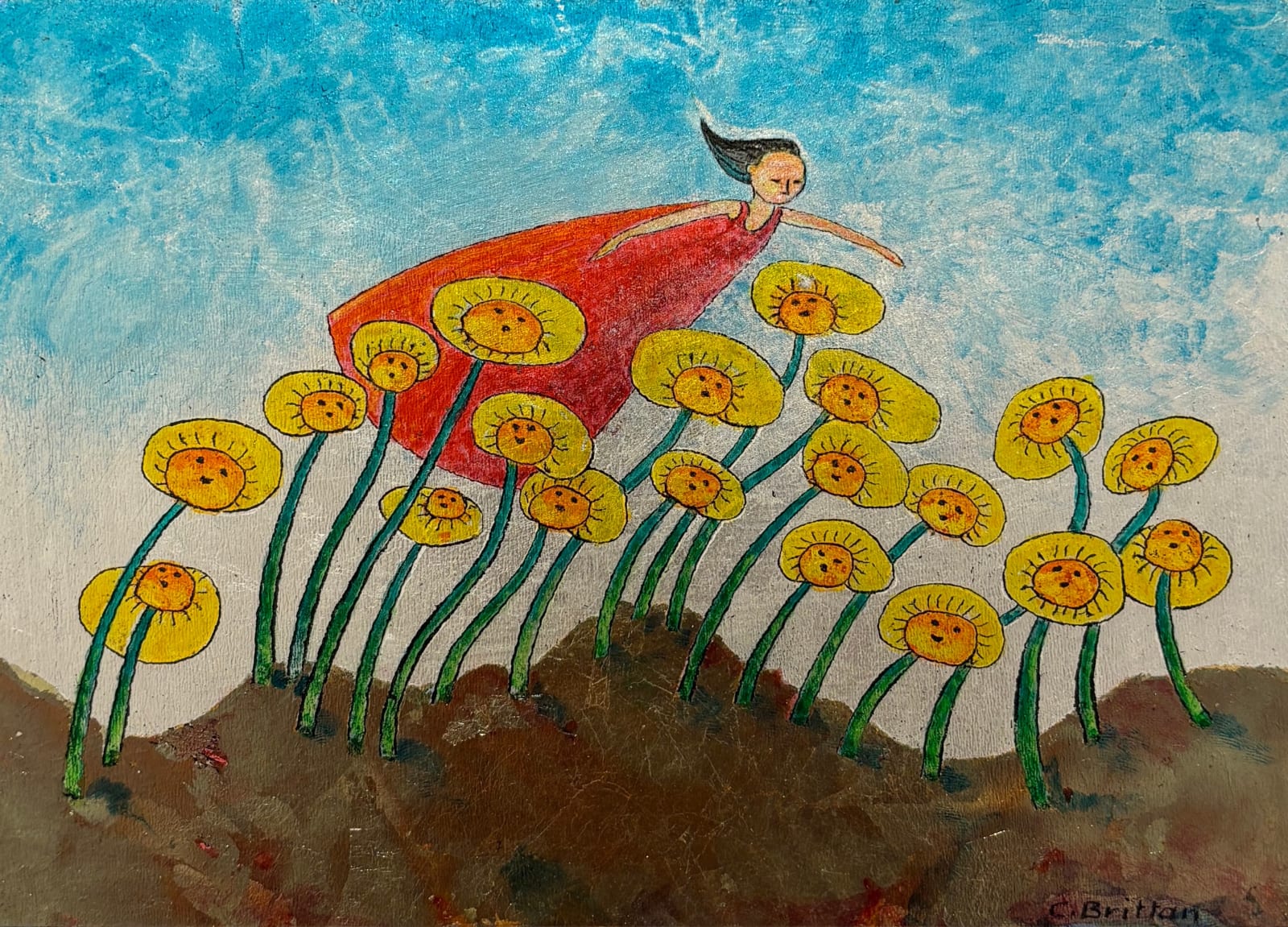 Cora Brittan, Visiting the Flowers, 2019