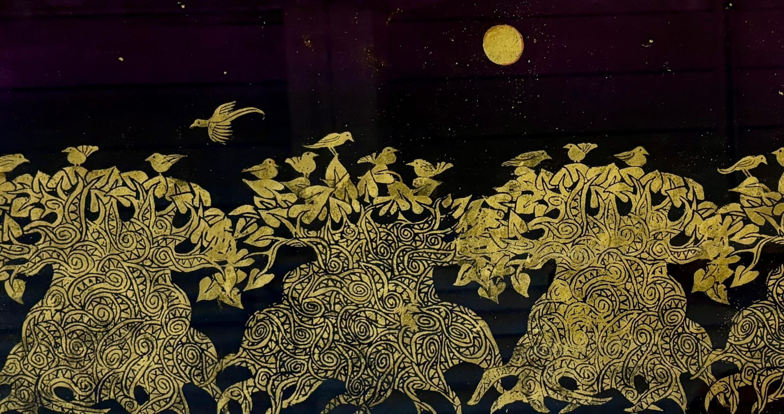 Cora Brittan, Dancing Trees and Golden Birds, 2019