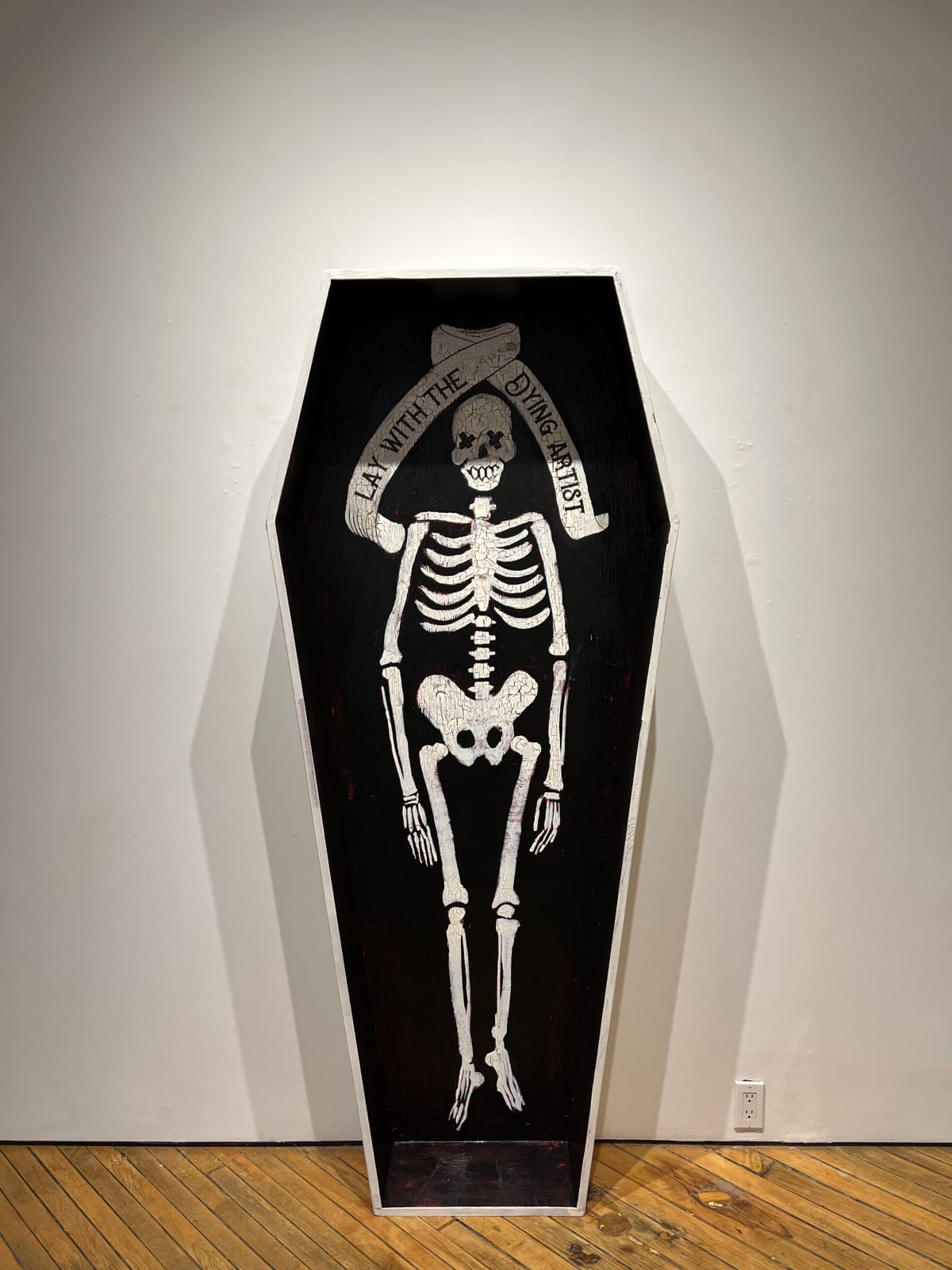 Richard A. Jacobson, Coffin of the Dying Artist, 2023