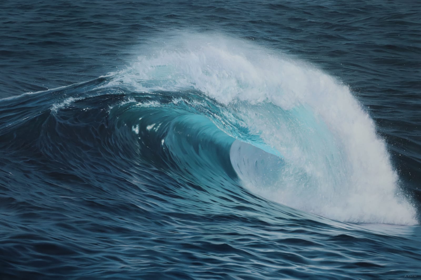 Katharine Burns, Eastward Swell, 2024