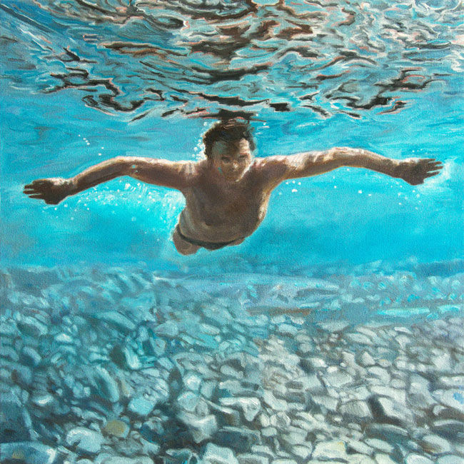 Jennifer Walton, Blue Water Swim 1, 2015