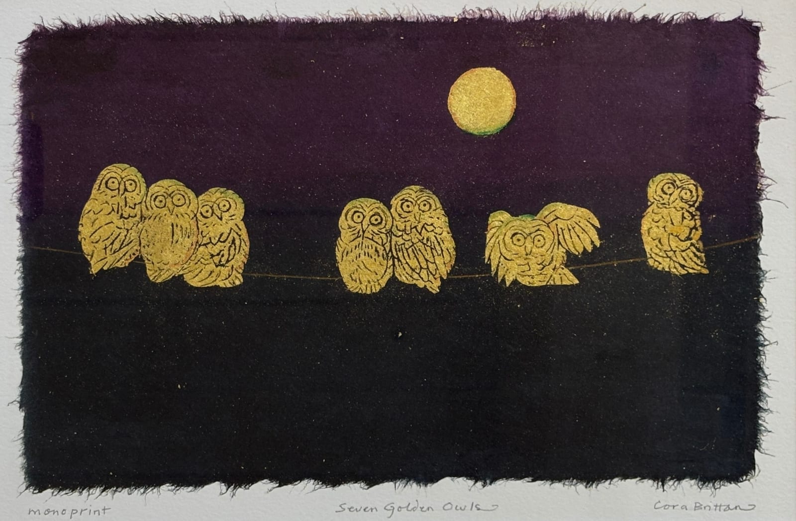 Cora Brittan, Seven Golden Owls, 2019