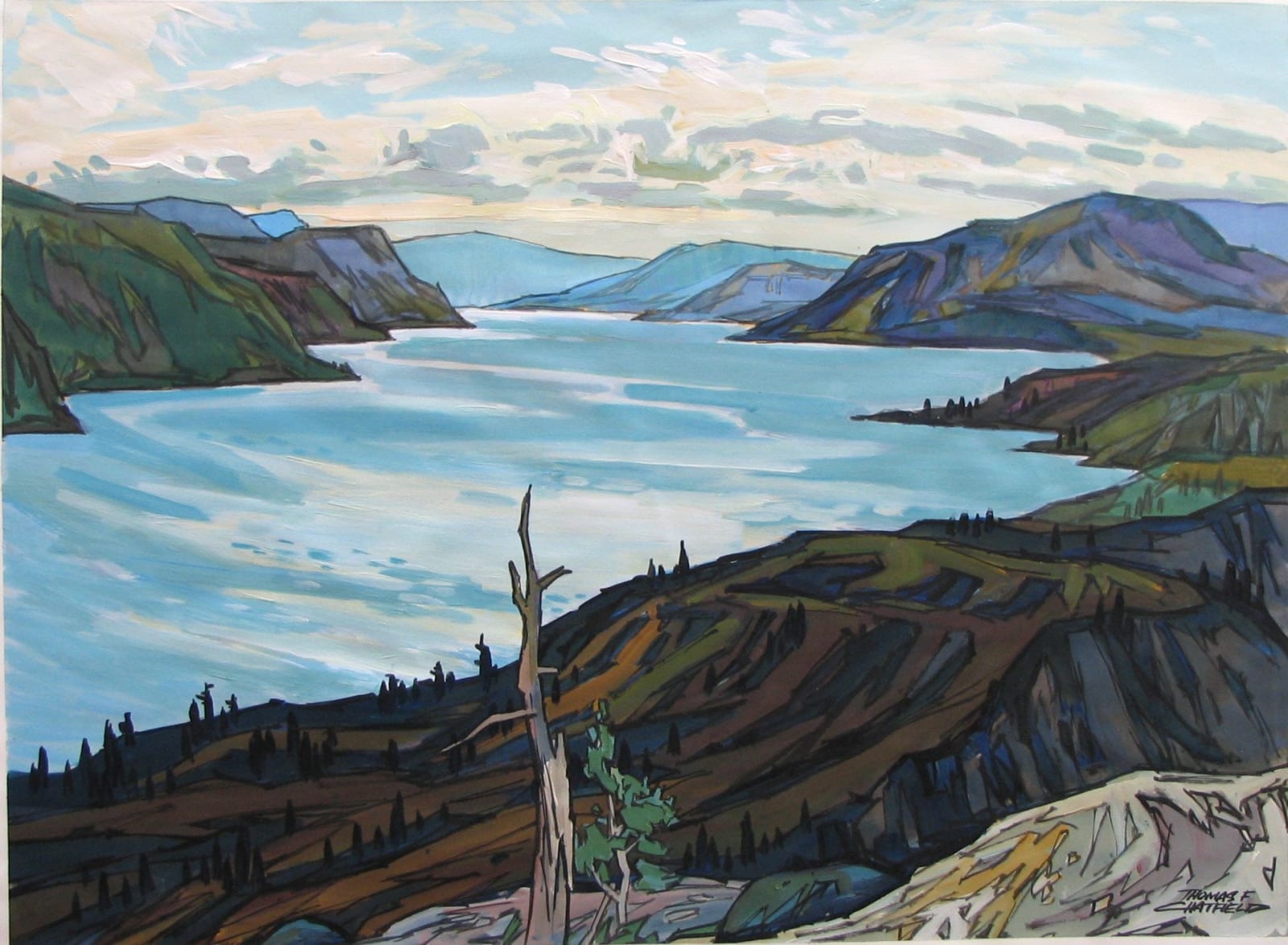 Thomas Chatfield, Lone Sentinel Shuswap Lake