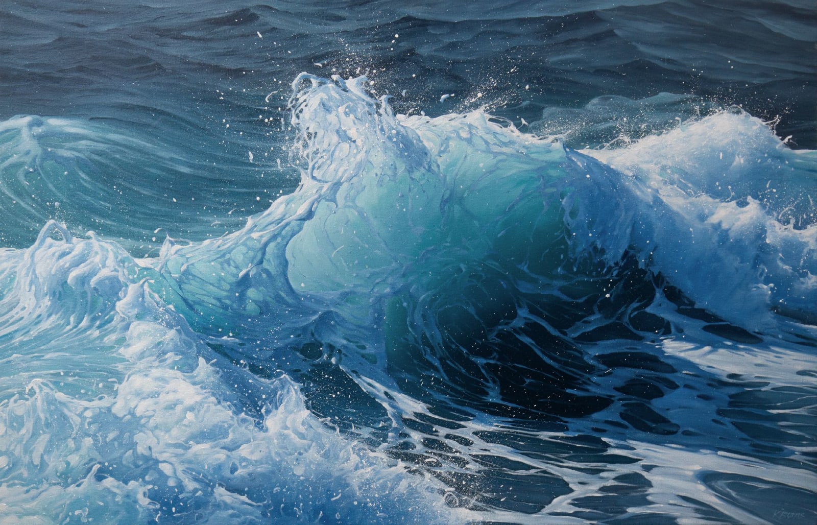 Katharine Burns, Splash, 2020