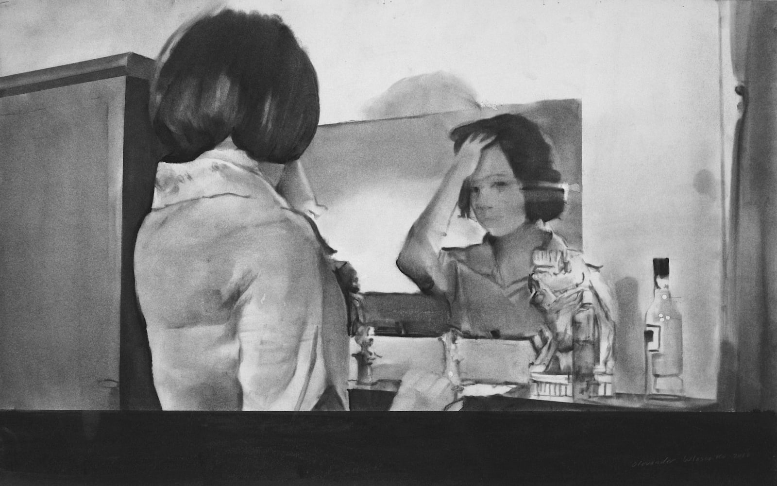 Olex Wlasenko, Le miroir, 2018