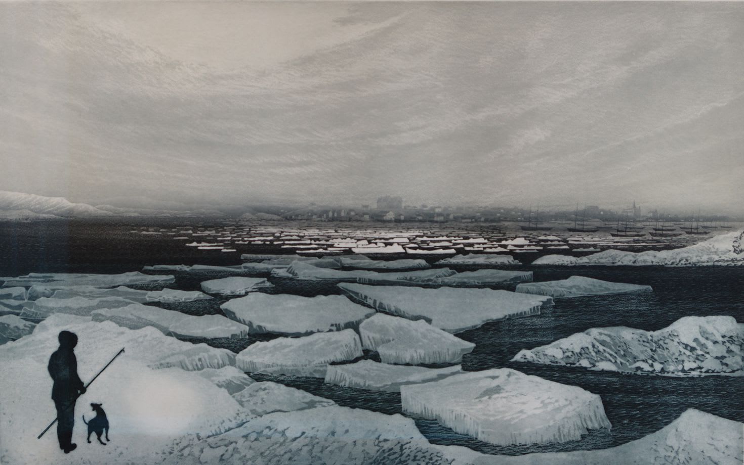 David Blackwood, March Wesleyville from Bennett's High Islands 31/35, 1976