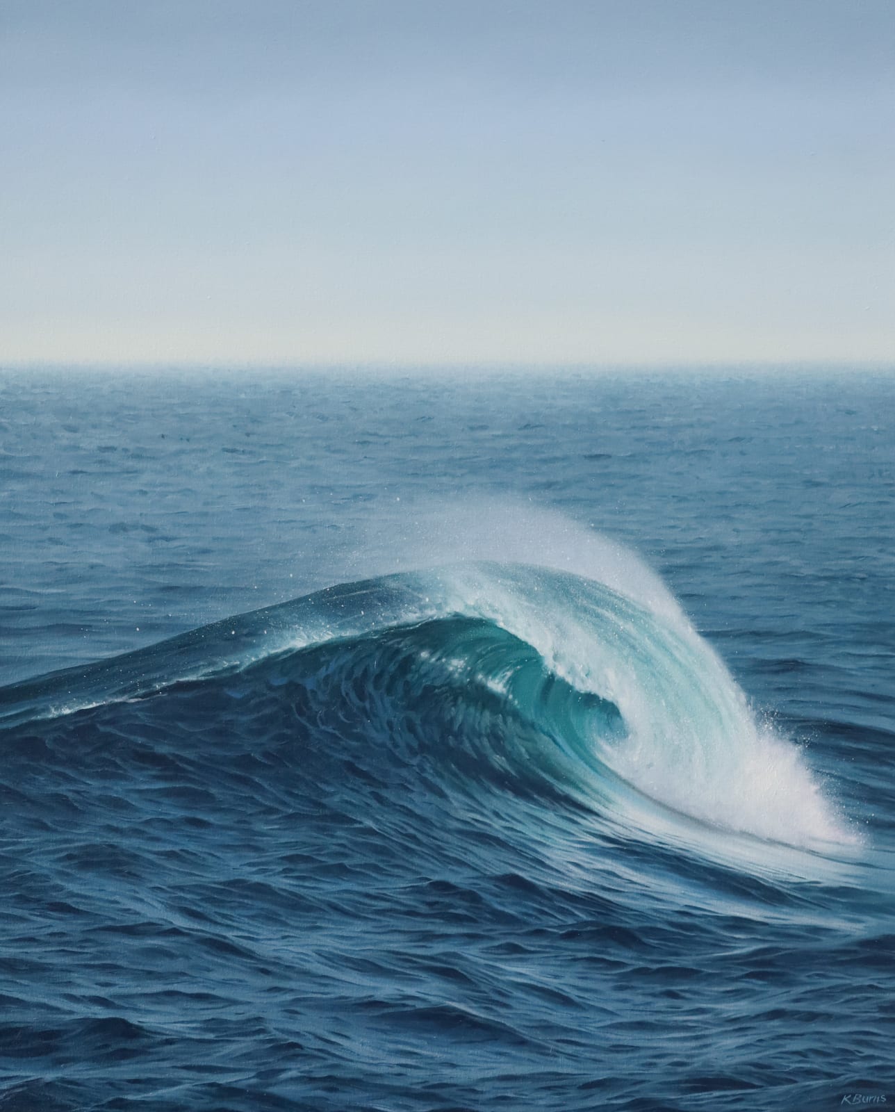 Katharine Burns, Lone Wave, 2024