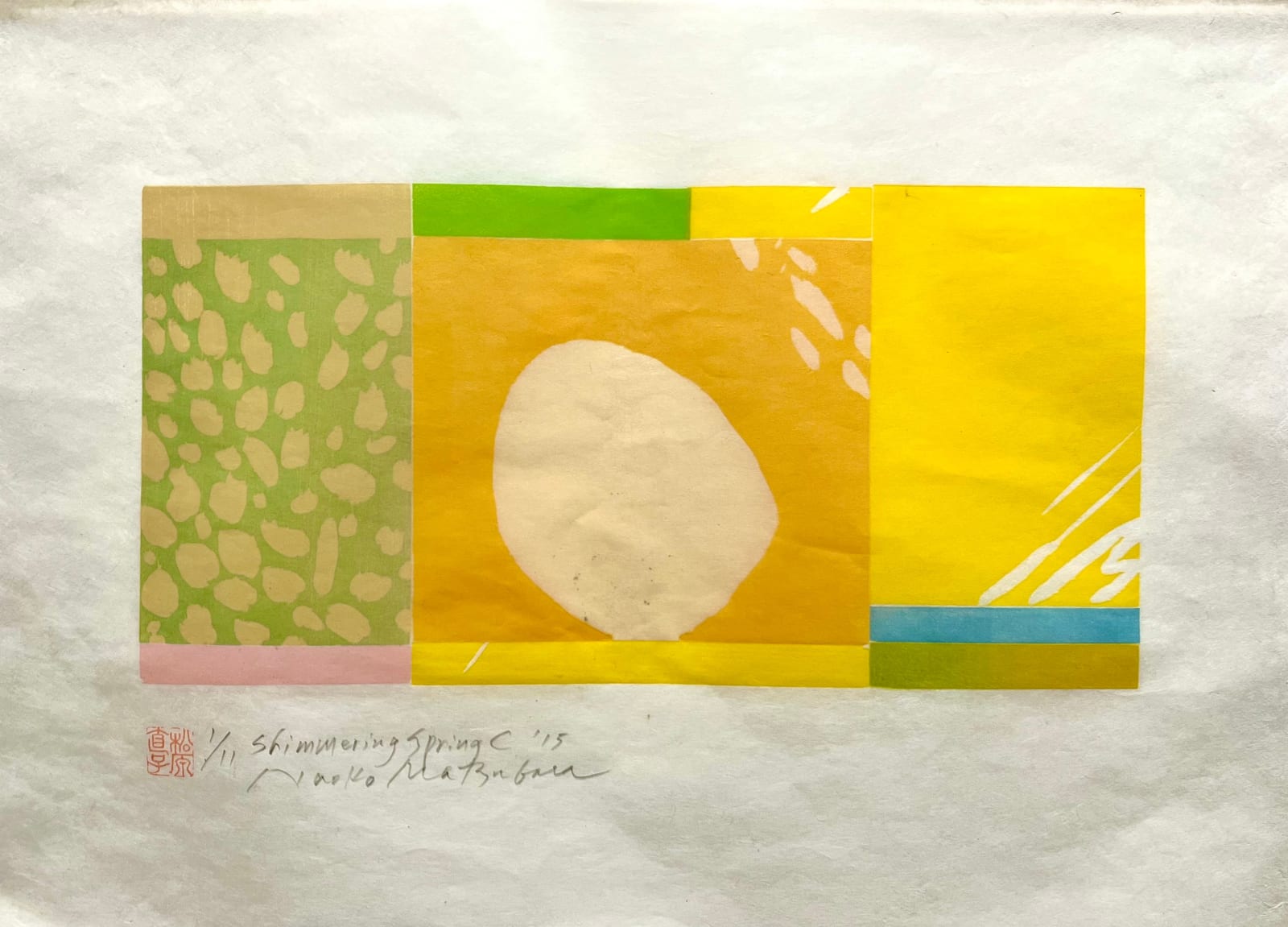 Naoko Matsubara, Shimmering Spring C 1/11, 2015
