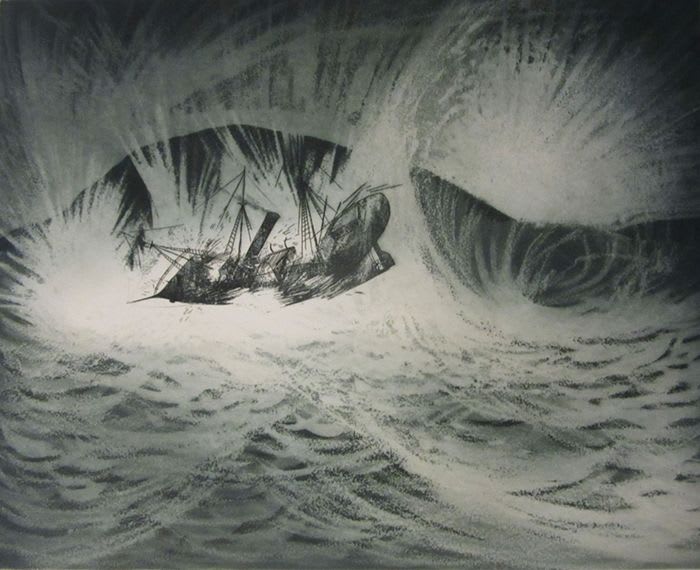 David Blackwood, Wreck of the S.S. Ranger A/P, 1973