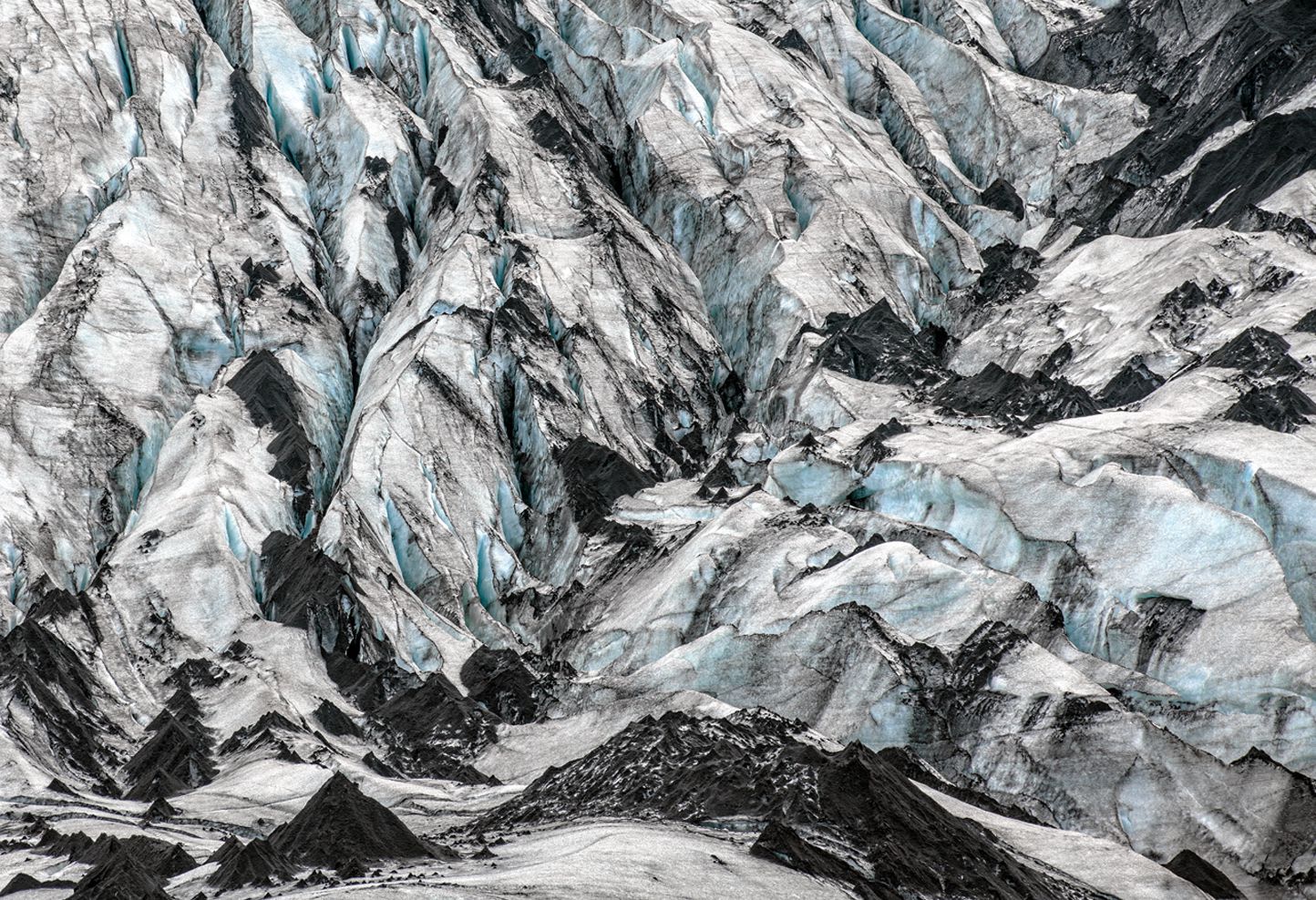 Arnold Zageris, Volcanic Ash on Glacier 1/5, 2018