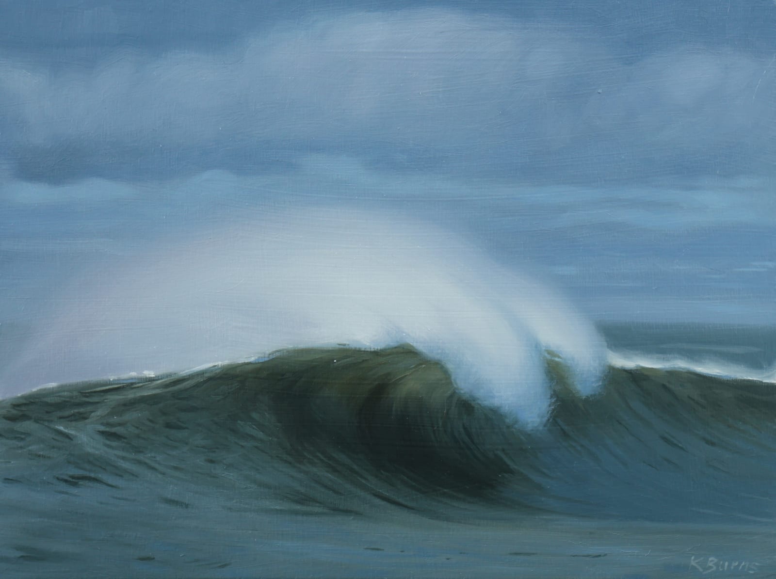 Katharine Burns, Spindrift study 4, 2024