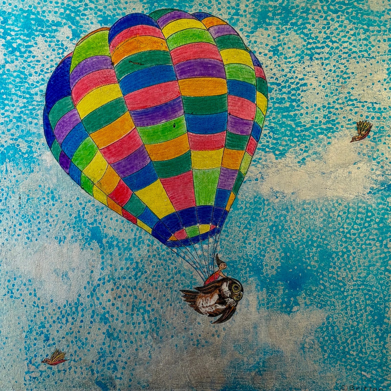 Cora Brittan, The Balloon Owl, 2018