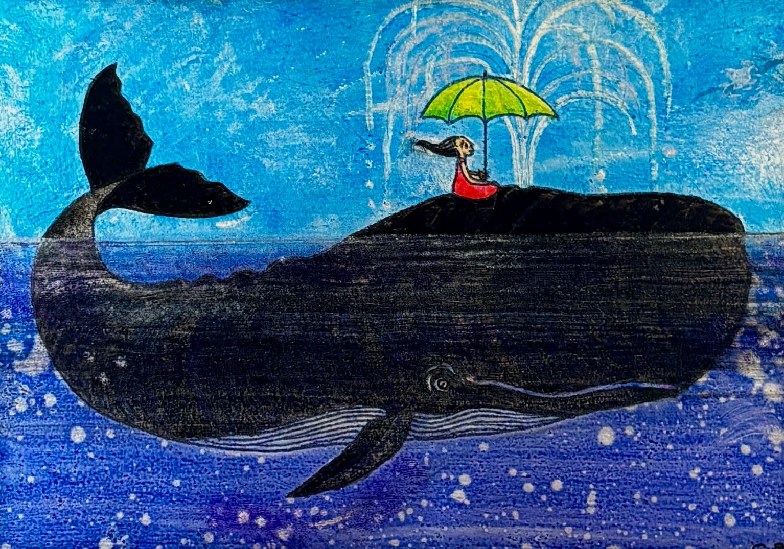 Cora Brittan, Yellow Umberella, 2019