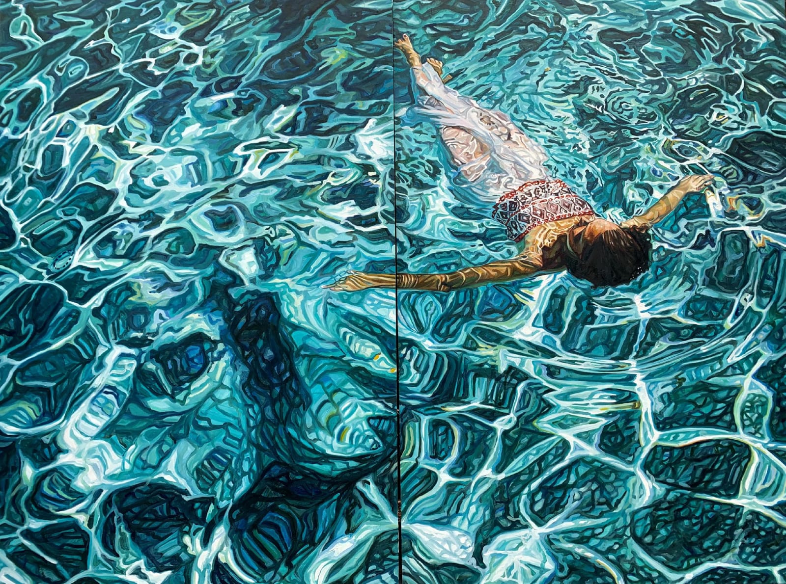 Heather Horton, The Outlier (diptych), 2019