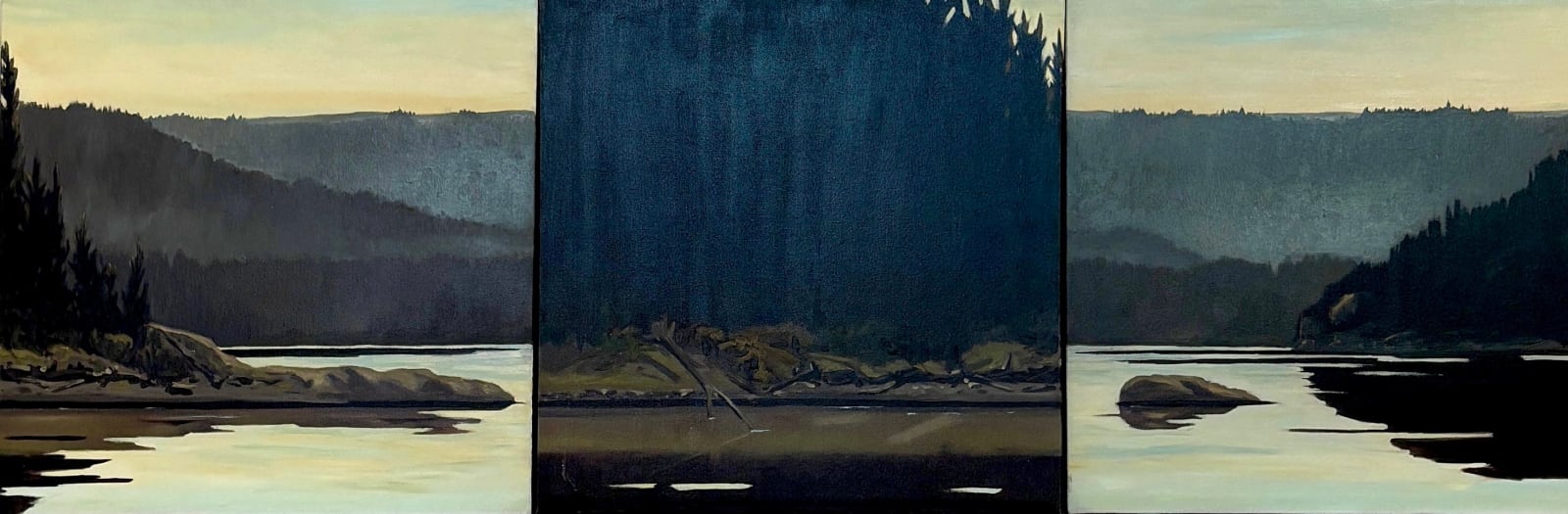 Barbara Amos, River Sunset, 2012