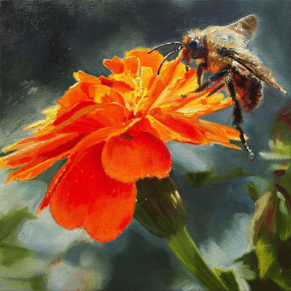 Jennifer Walton, Marigold and Bumblebee, 2021