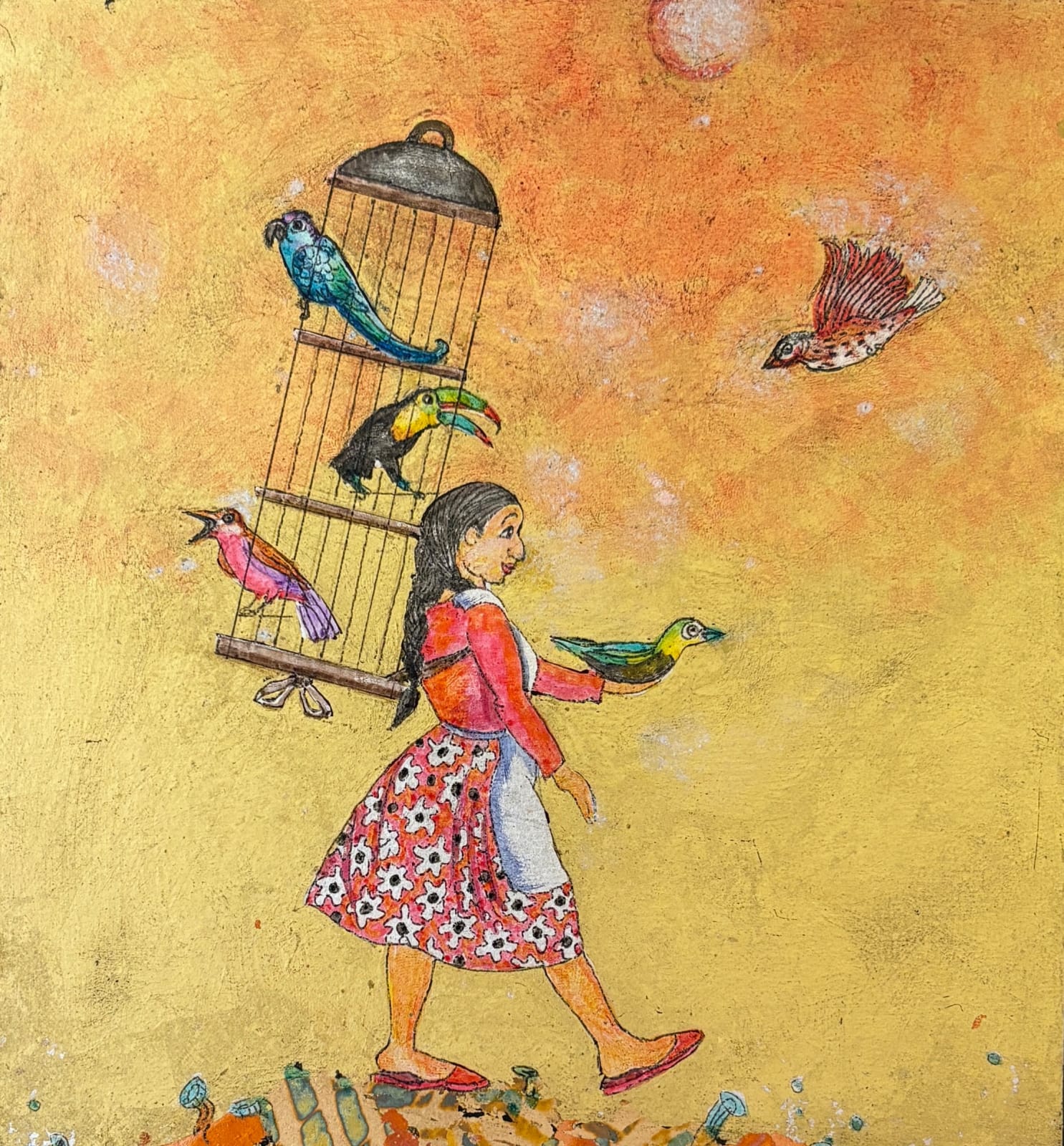 Cora Brittan, The Bird Seller, 2018