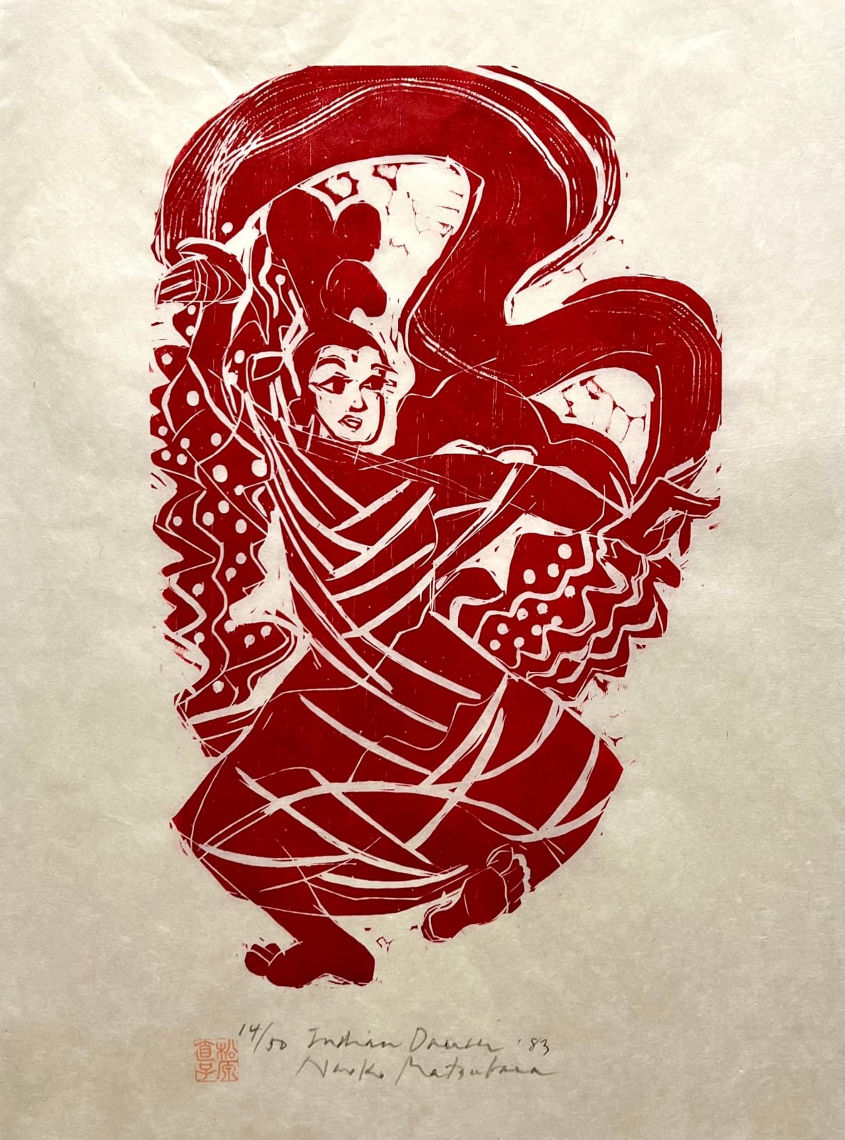 Naoko Matsubara, Indian Dance 14/50, 1983