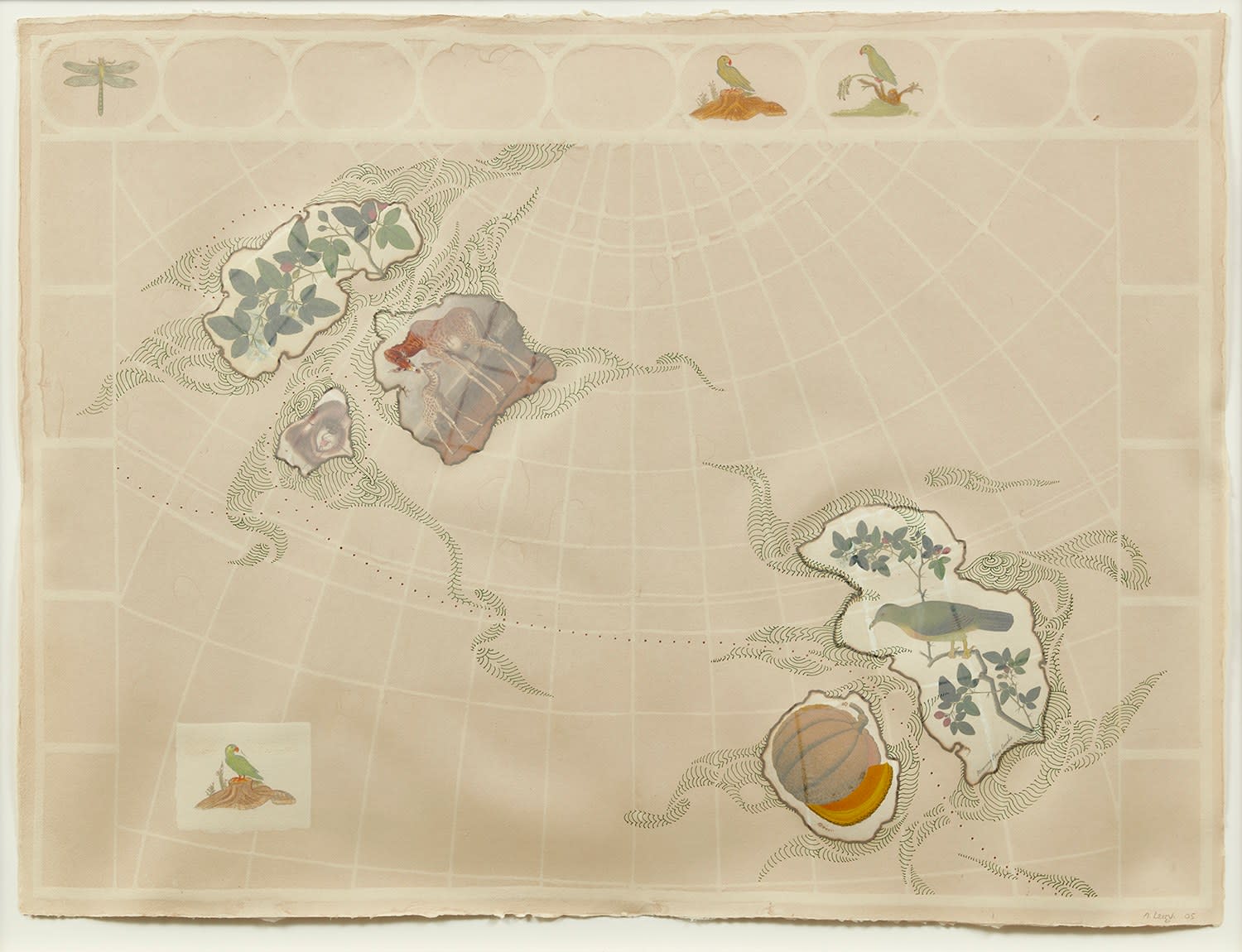 Abby Leigh, My Personal Atlas, Melon and Giraffe, 2005