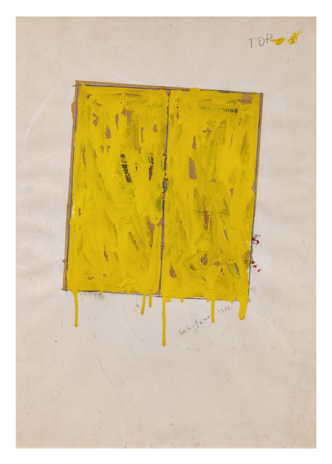Mario Schifano, Untitled, Eseguita negli anni '70