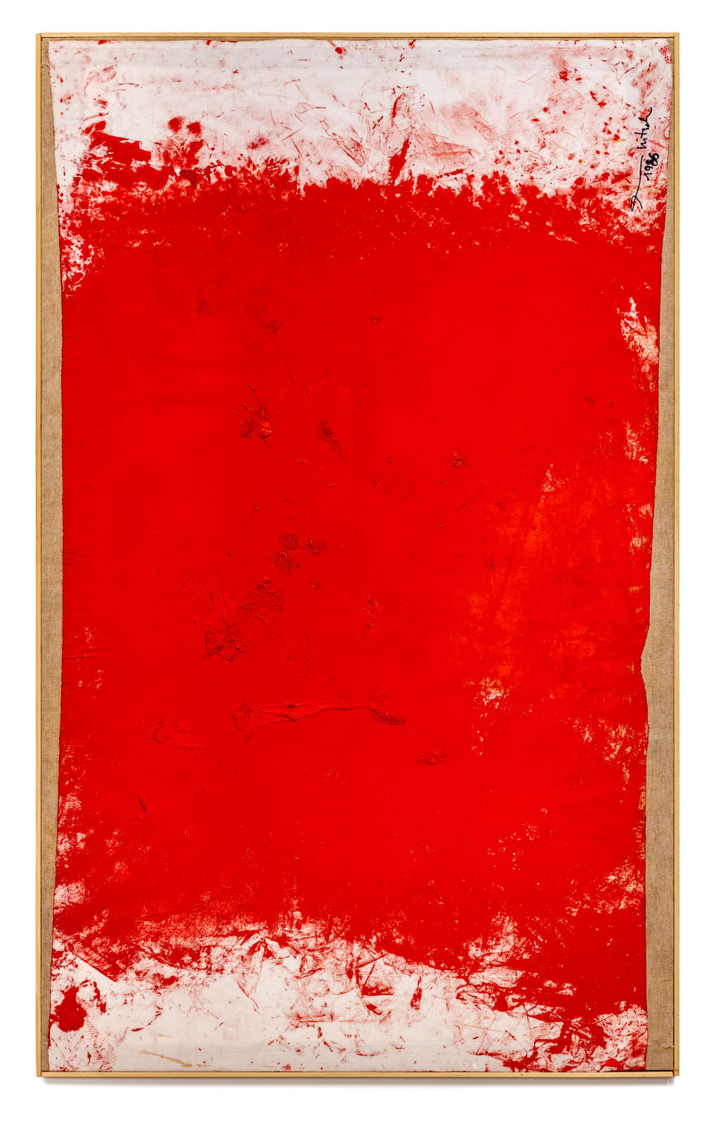 Hermann Nitsch, 18.malaktion Napoli Studio Morra, 1986