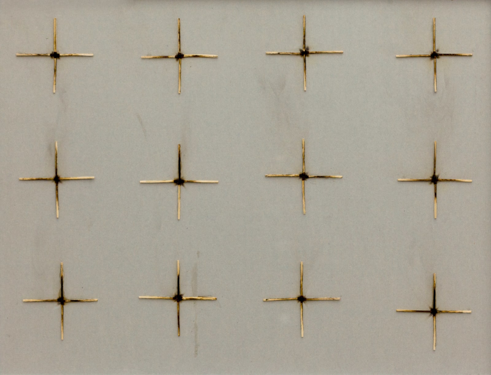 Bernard Aubertin, Dessin de feu , 1974