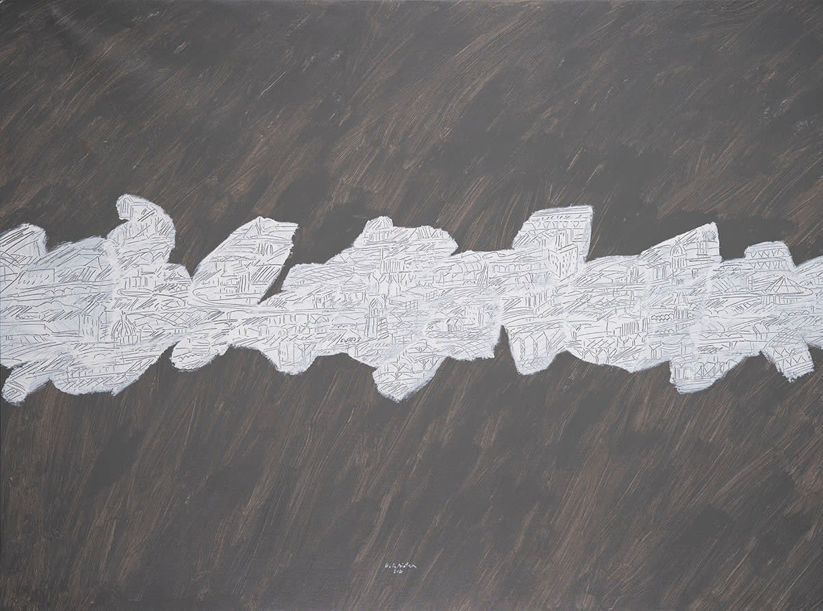 Ugo La Pietra, La mia territorialità. La città scorre ai miei piedi, 2021