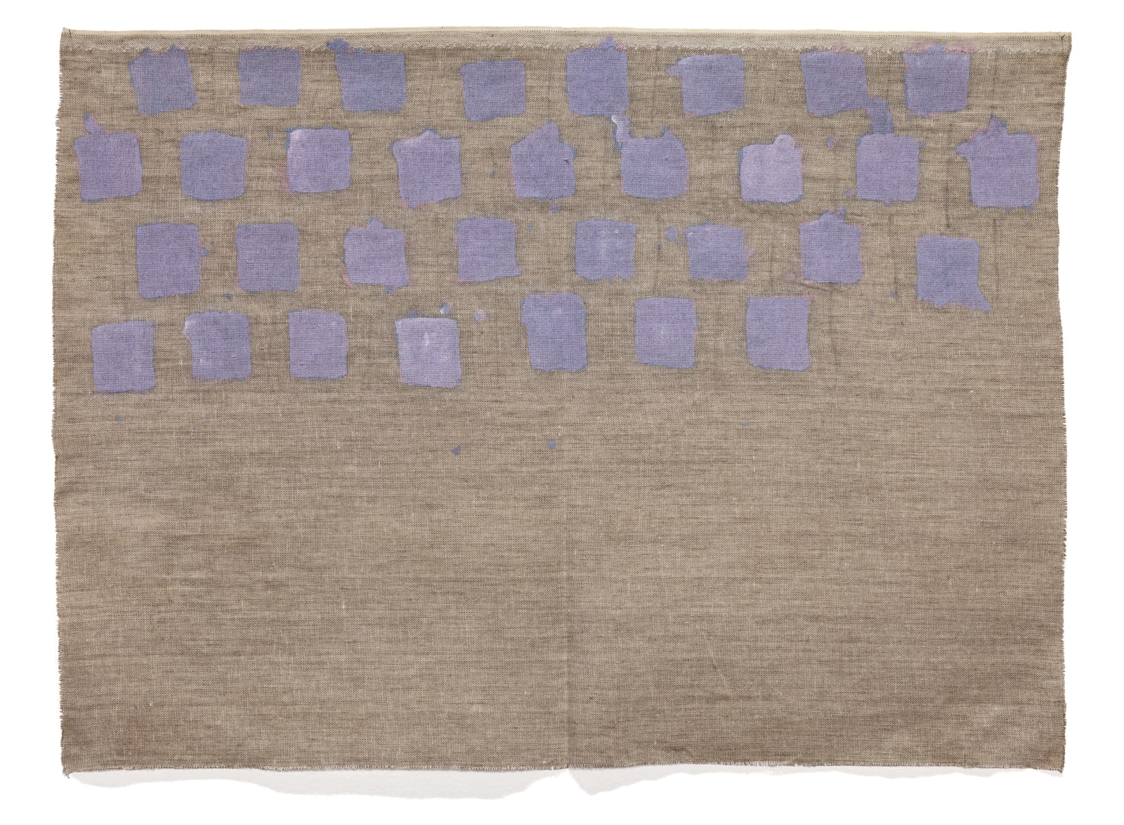 Giorgio Griffa, Viola e grigio, 1969