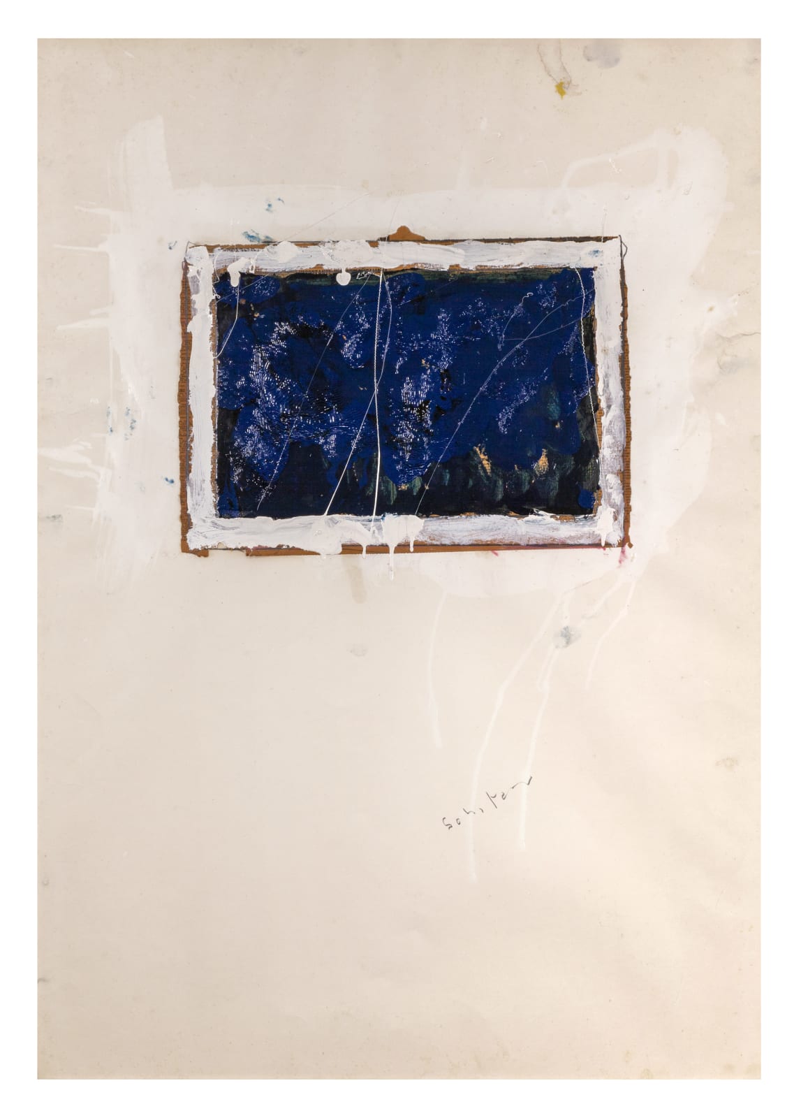 Mario Schifano, Untitled, Eseguita negli anni '70