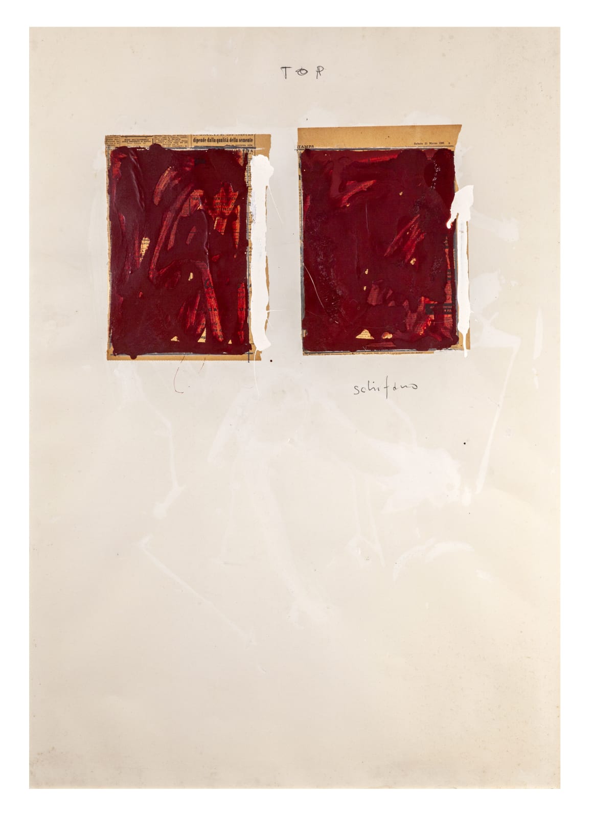 Mario Schifano, Untitled, Eseguita negli anni '70