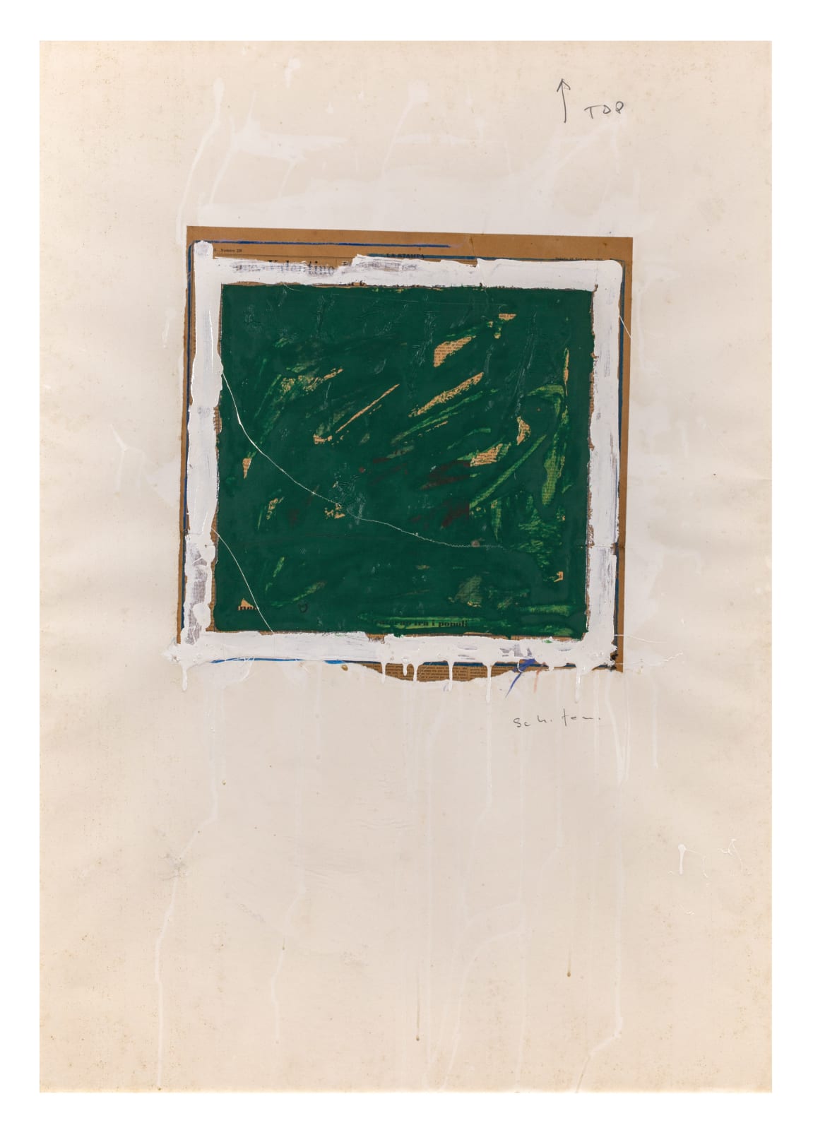 Mario Schifano, Untitled, Eseguita negli anni '70
