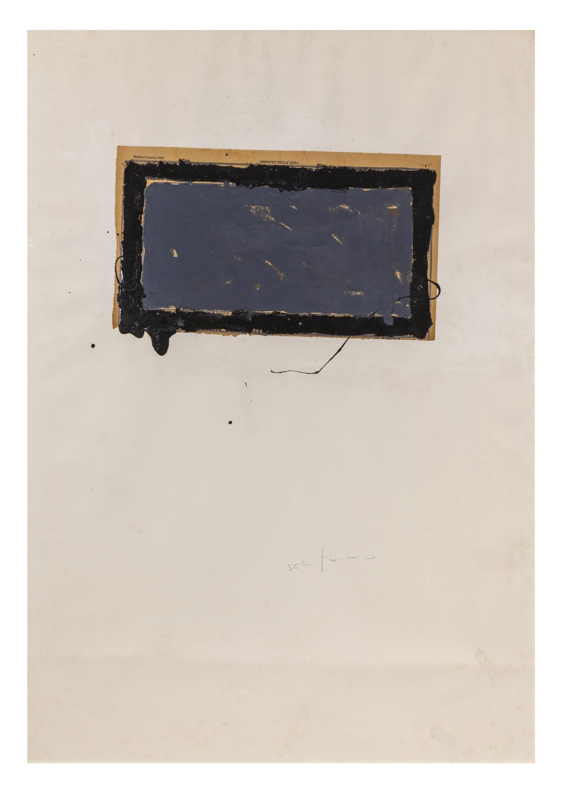 Mario Schifano, Untitled, Eseguita negli anni '70