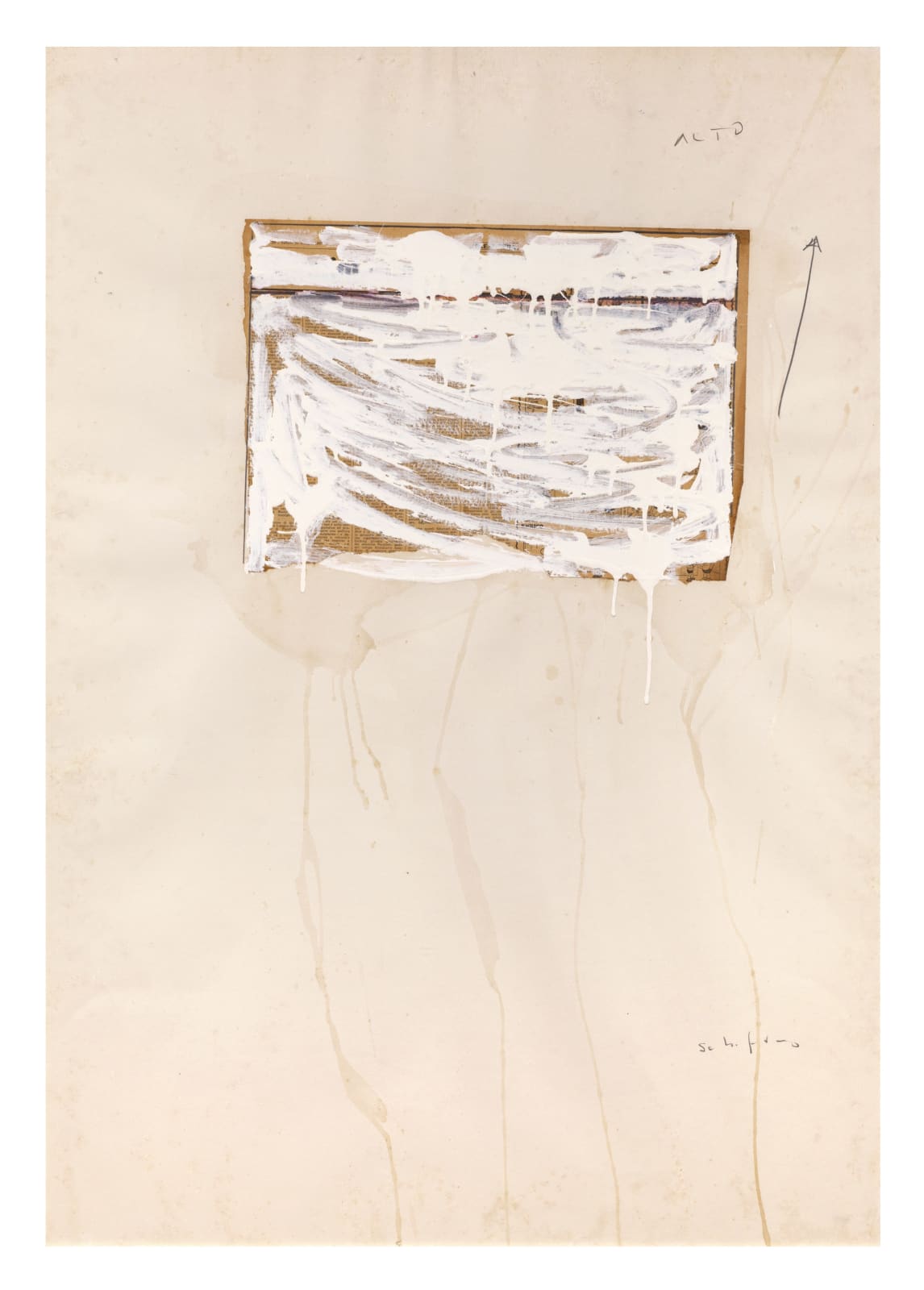 Mario Schifano, Untitled, Eseguita negli anni '70