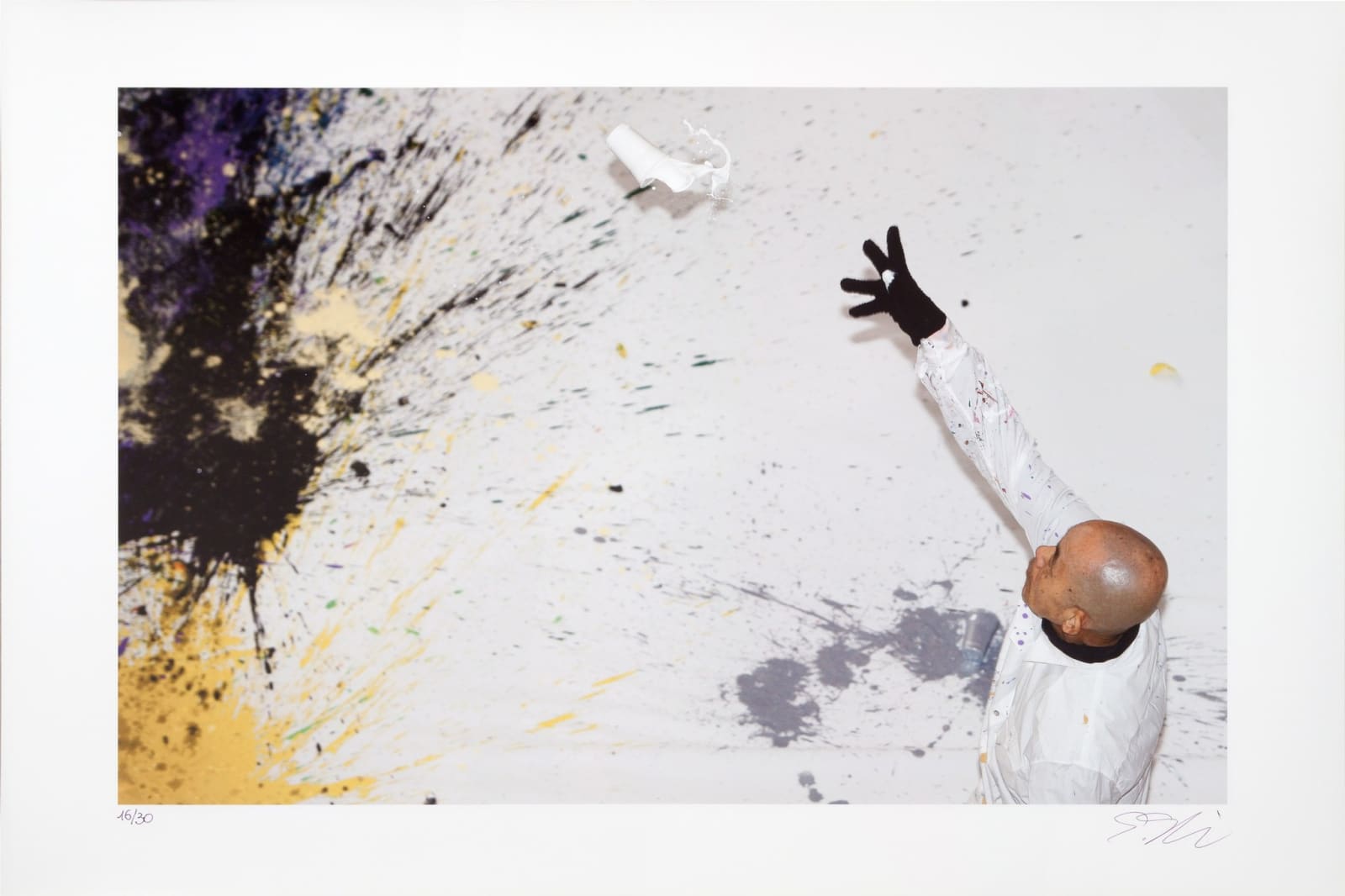 Shozo Shimamoto, Palazzo Ducale Genova Performance Photos, 2008