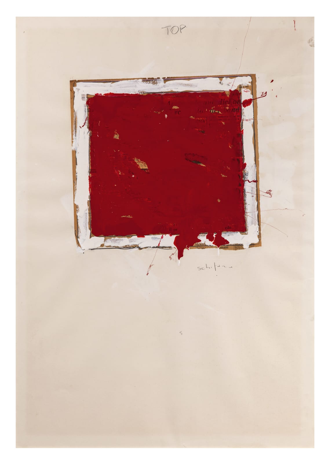 Mario Schifano, Untitled, Eseguita negli anni '70