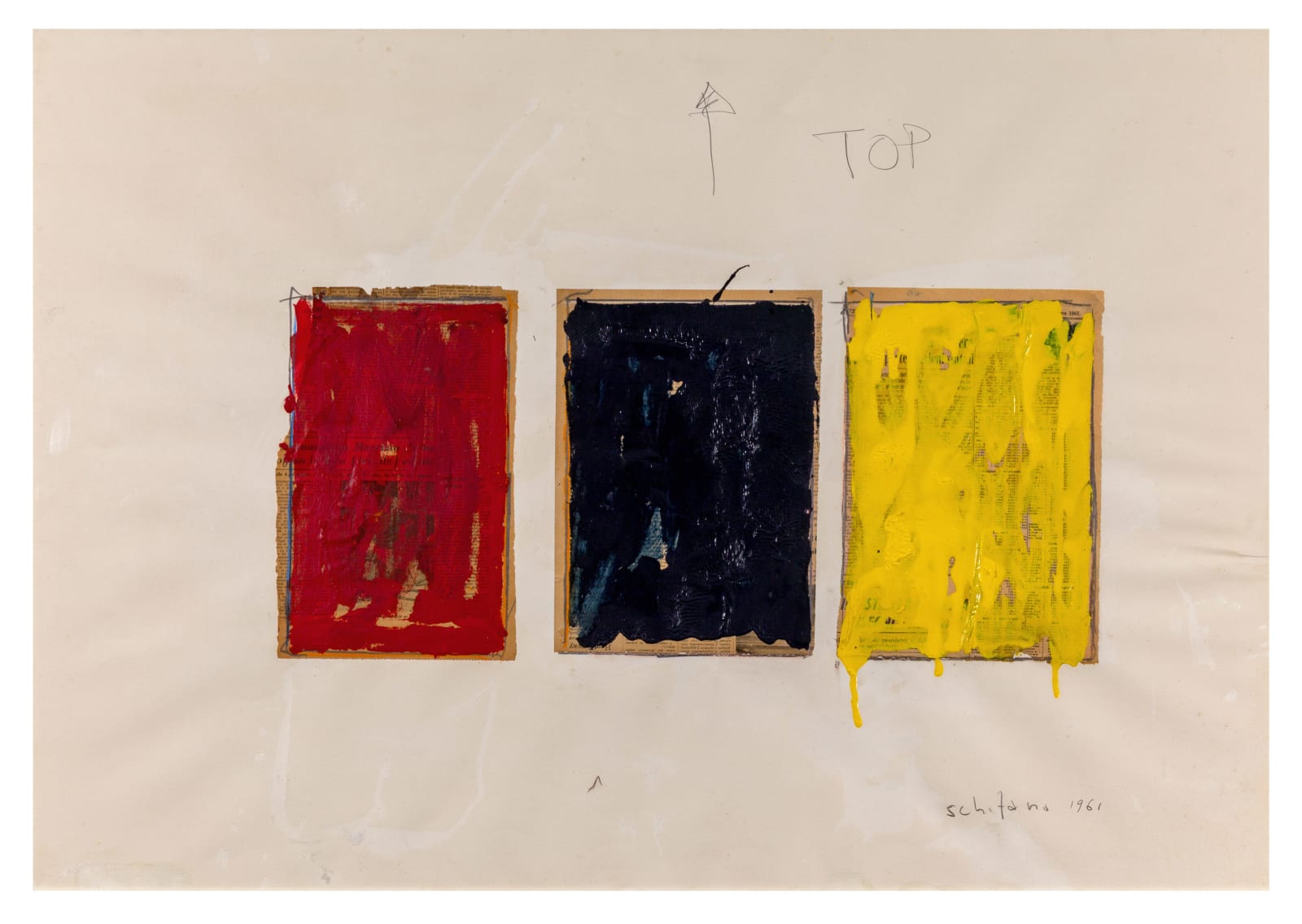 Mario Schifano, Untitled, Eseguita negli anni '70