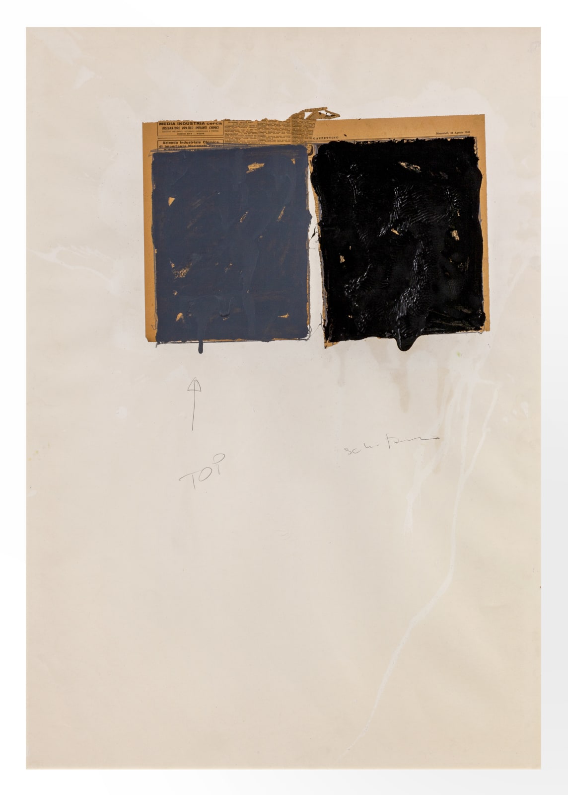 Mario Schifano, Untitled, Eseguita negli anni '70