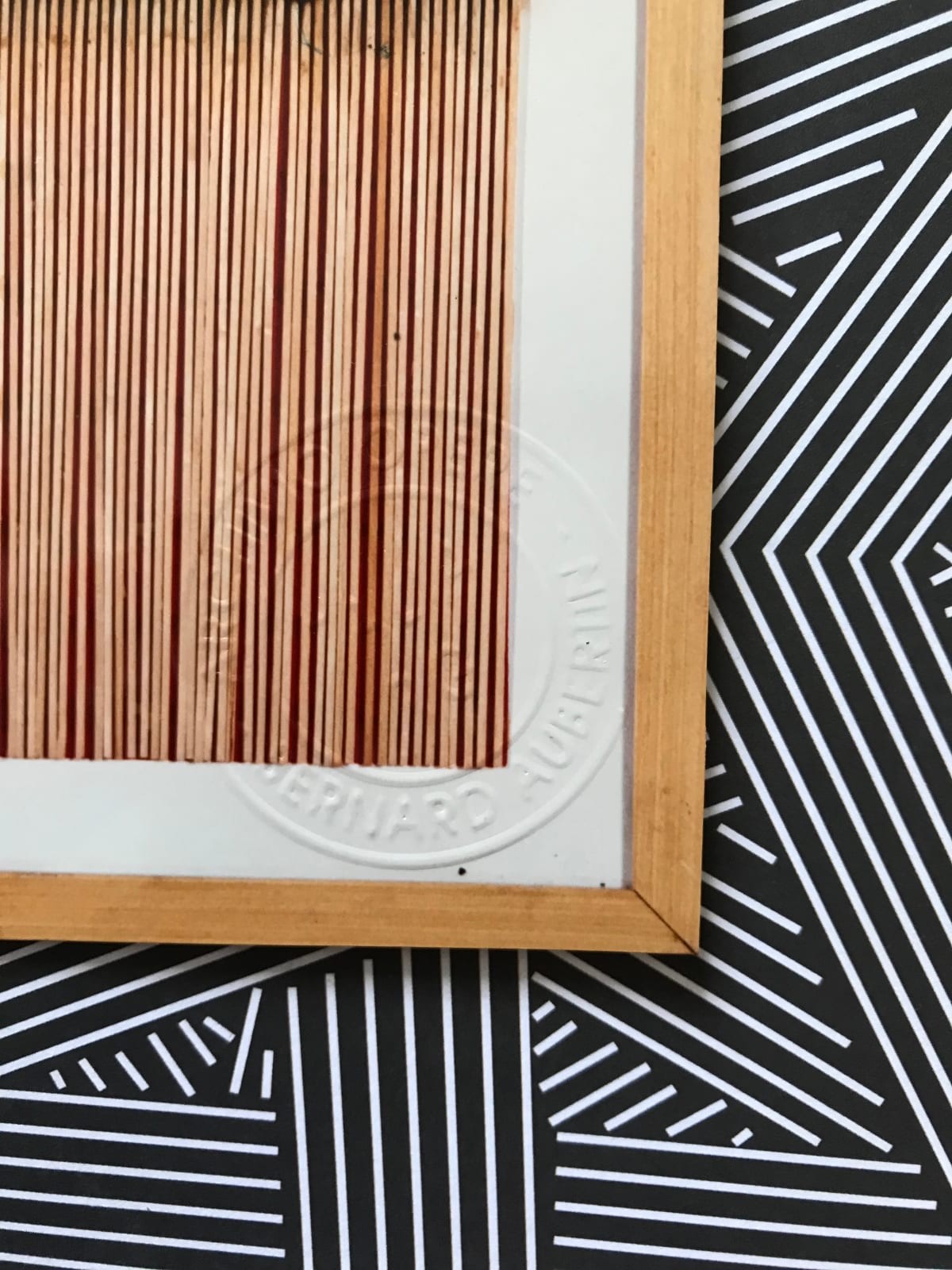 Bernard Aubertin, Dessin de feu, 1974