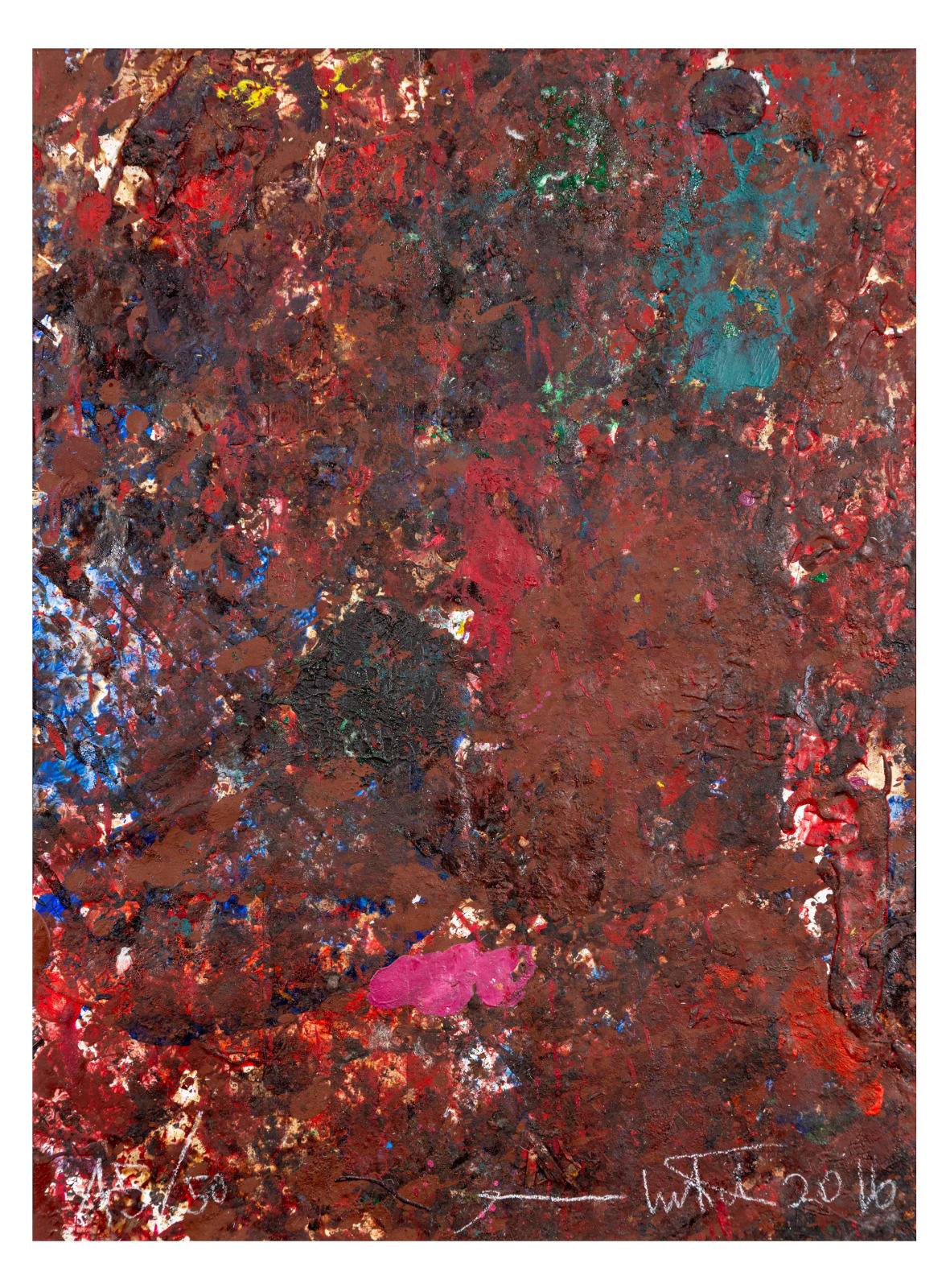 Hermann Nitsch, Untitled es. 15/50, 2016