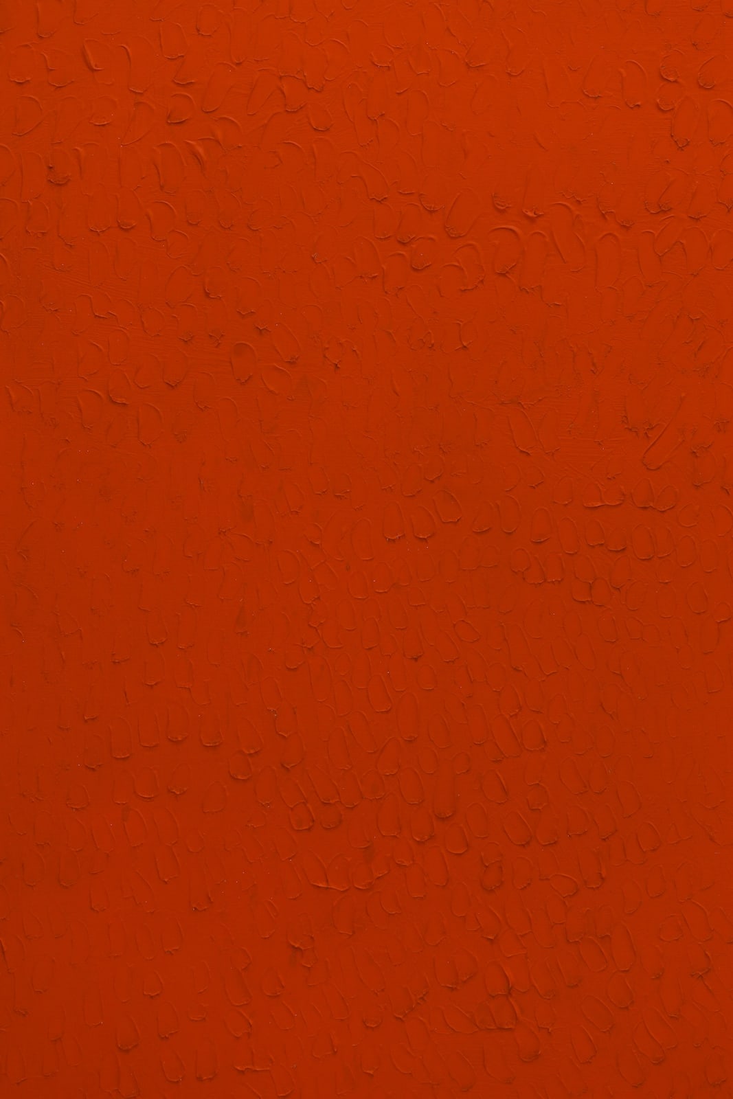 Bernard Aubertin, Monochrome rouge, 1974