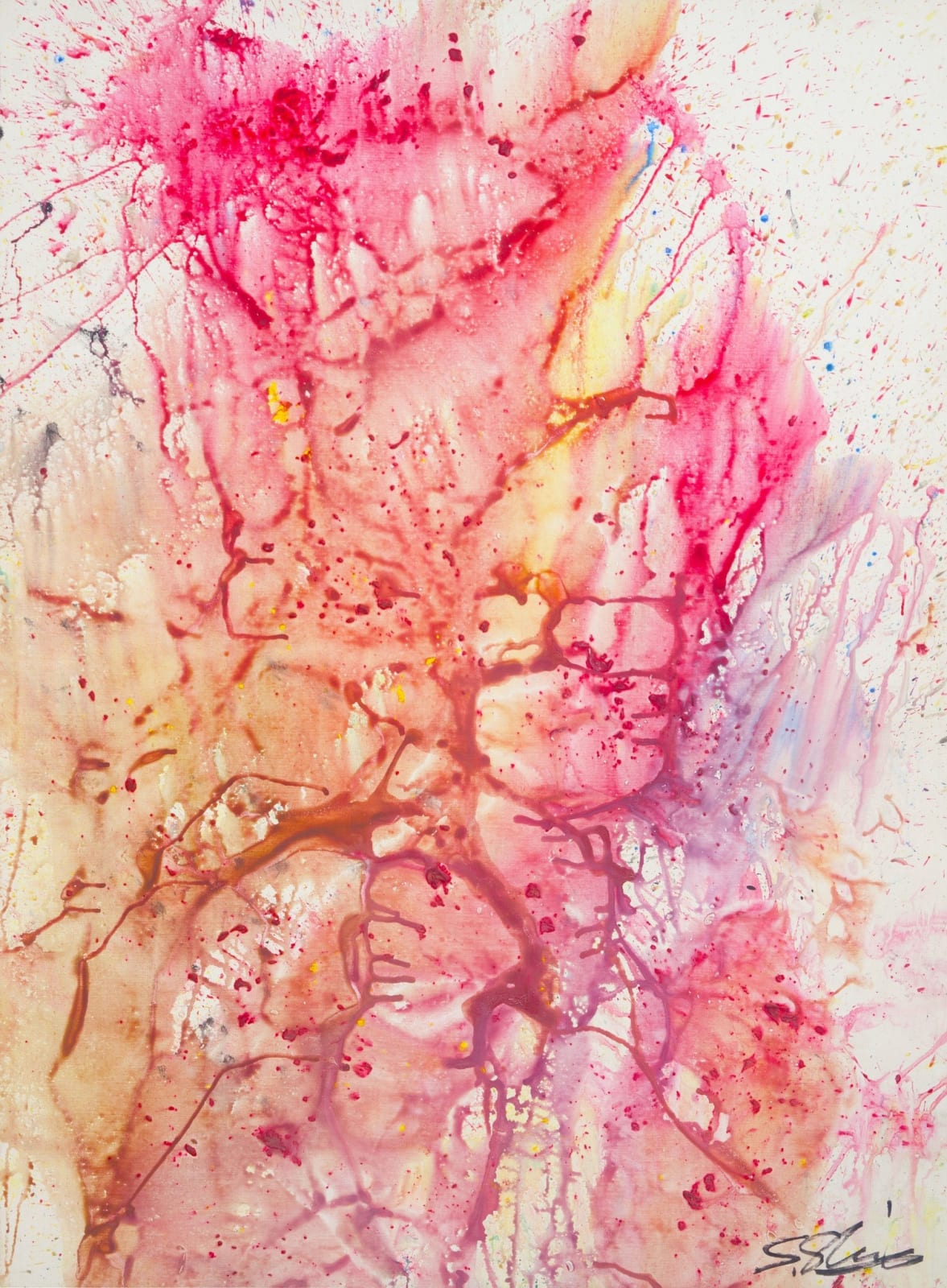 Shozo Shimamoto, Bottle Crash 444, 2003