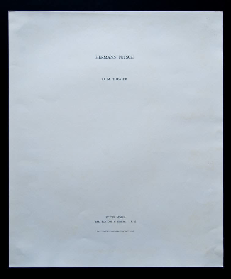 Hermann Nitsch, Edition. O.M.T. (11/45), 1978