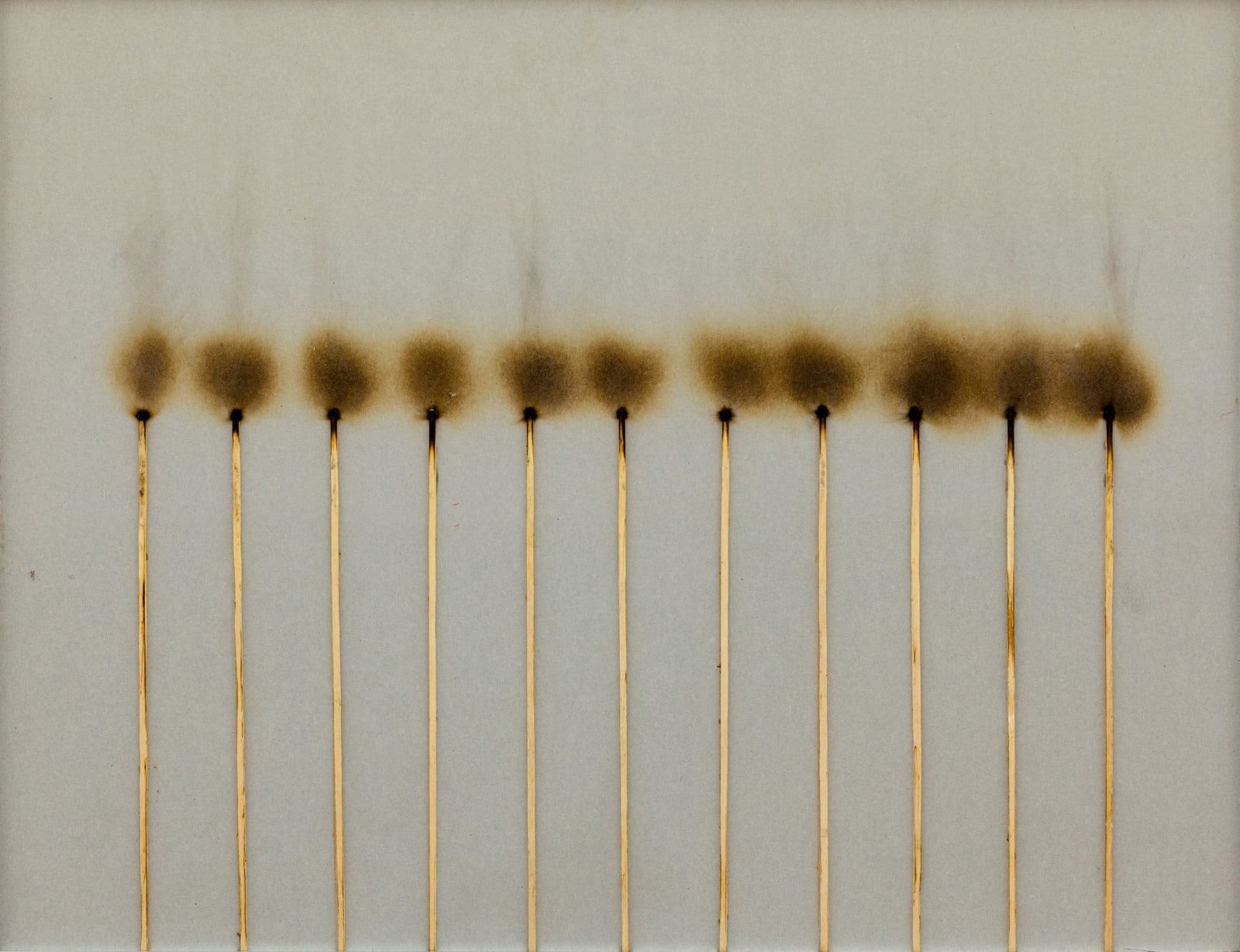 Bernard Aubertin, Dessin de feu , 1974