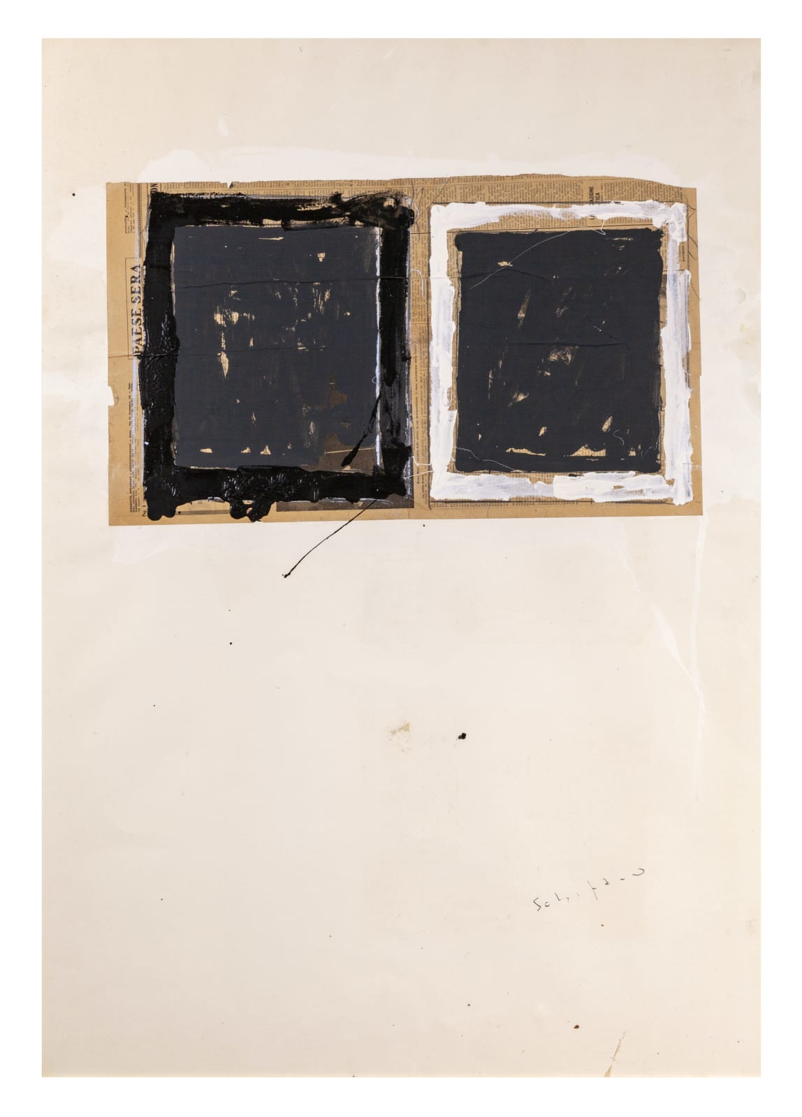 Mario Schifano, Untitled, Eseguita negli anni '70