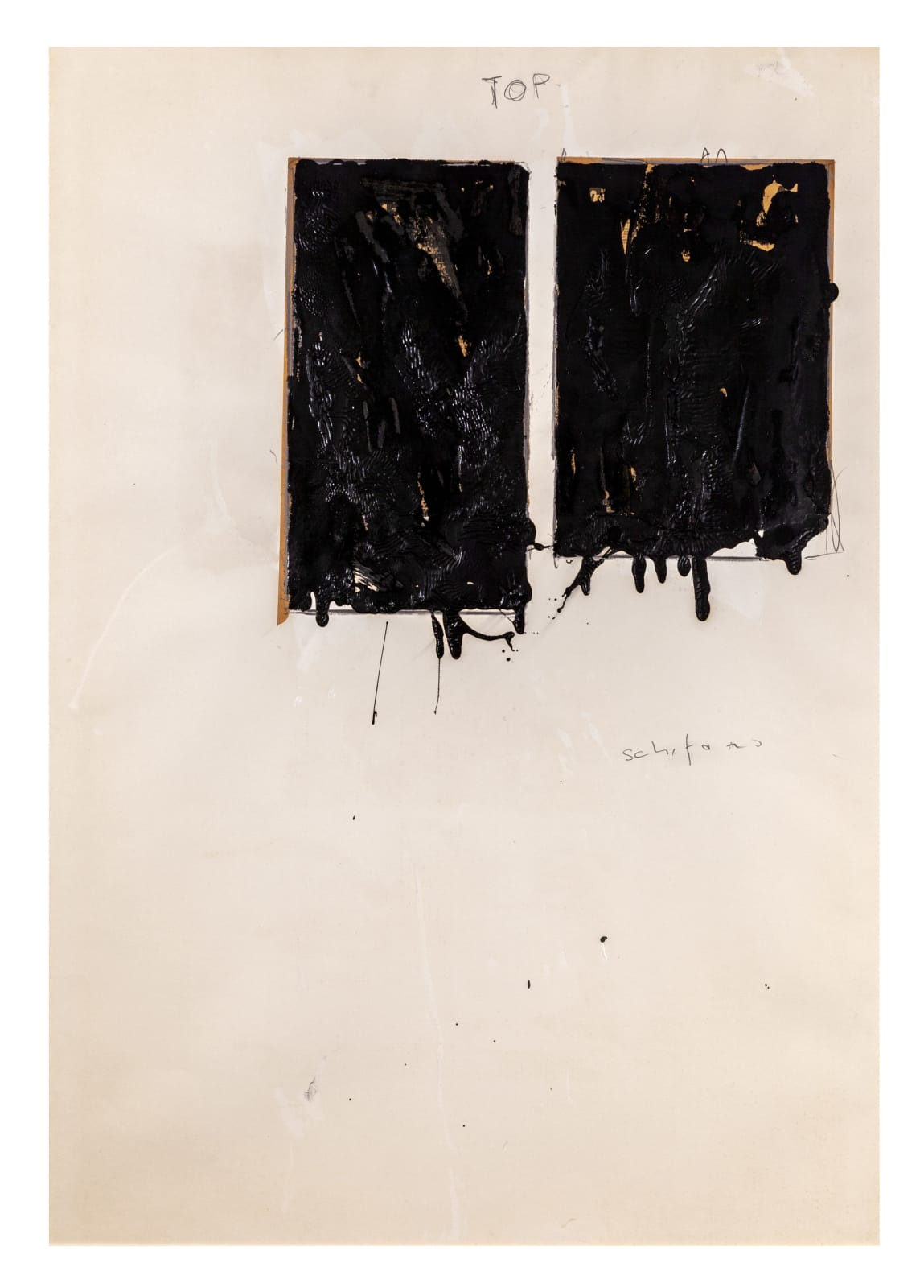 Mario Schifano, Untitled, Eseguita negli anni '70